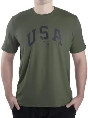 Men's SoftTECH Short Sleeve USA Tee