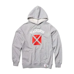 Men's - Voilier - Heather Grey V Nautical Flag Pullover Hoodie