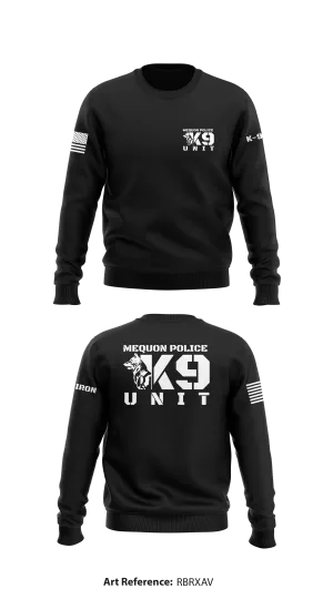 Mequon PD K-9 Store 1 Core Men's Crewneck Performance Sweatshirt - rbRXAv