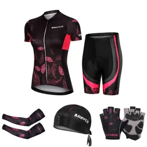 Mieyco New Cycling Jersey Short Sleeve Set ProTeam MTB Bicycle Suits Roupe Ciclismo Feminina Summer Breathable Quick Dry T Shirt