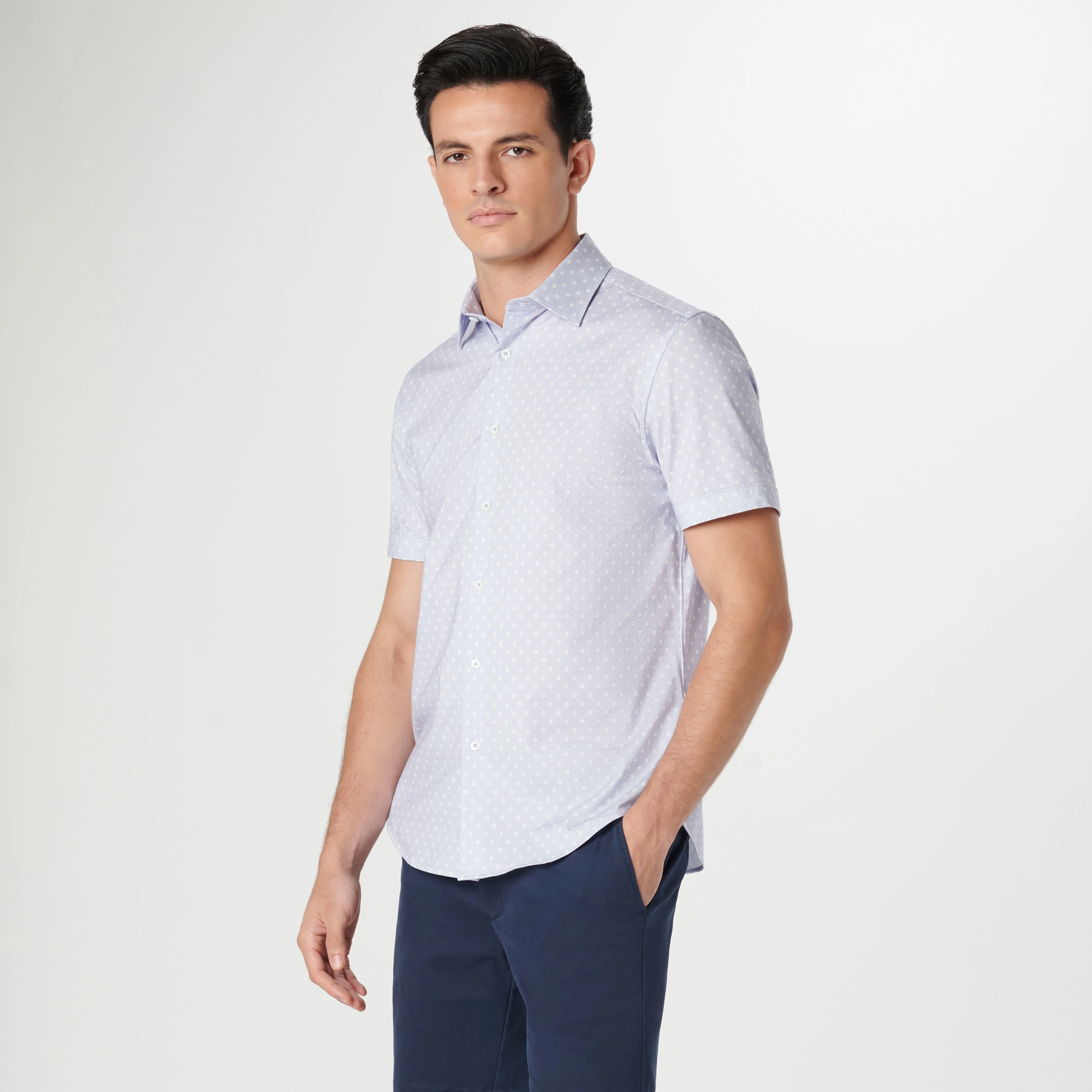 Miles Floral OoohCotton Short Sleeve Shirt