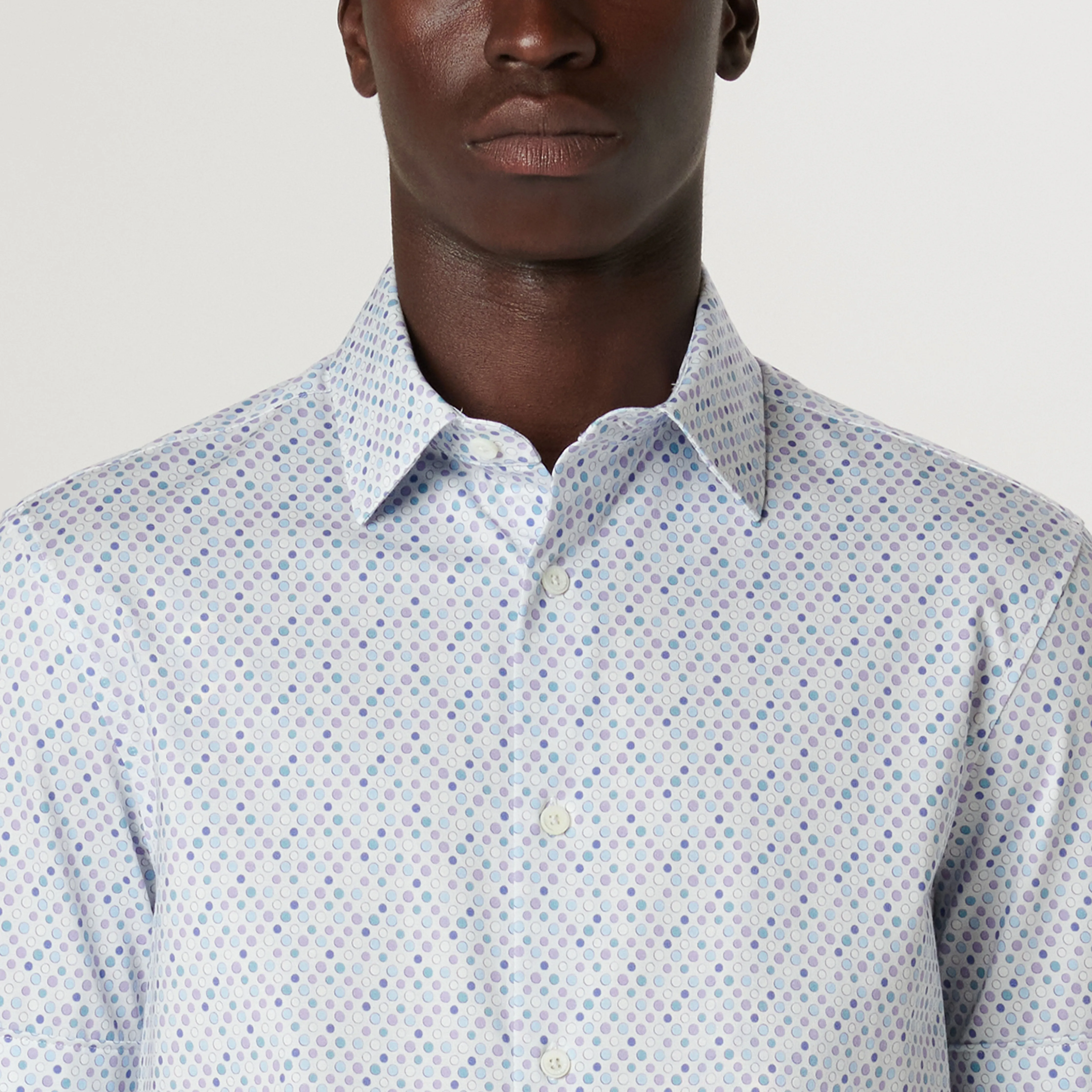 Miles Geometric OoohCotton Short Sleeve Shirt