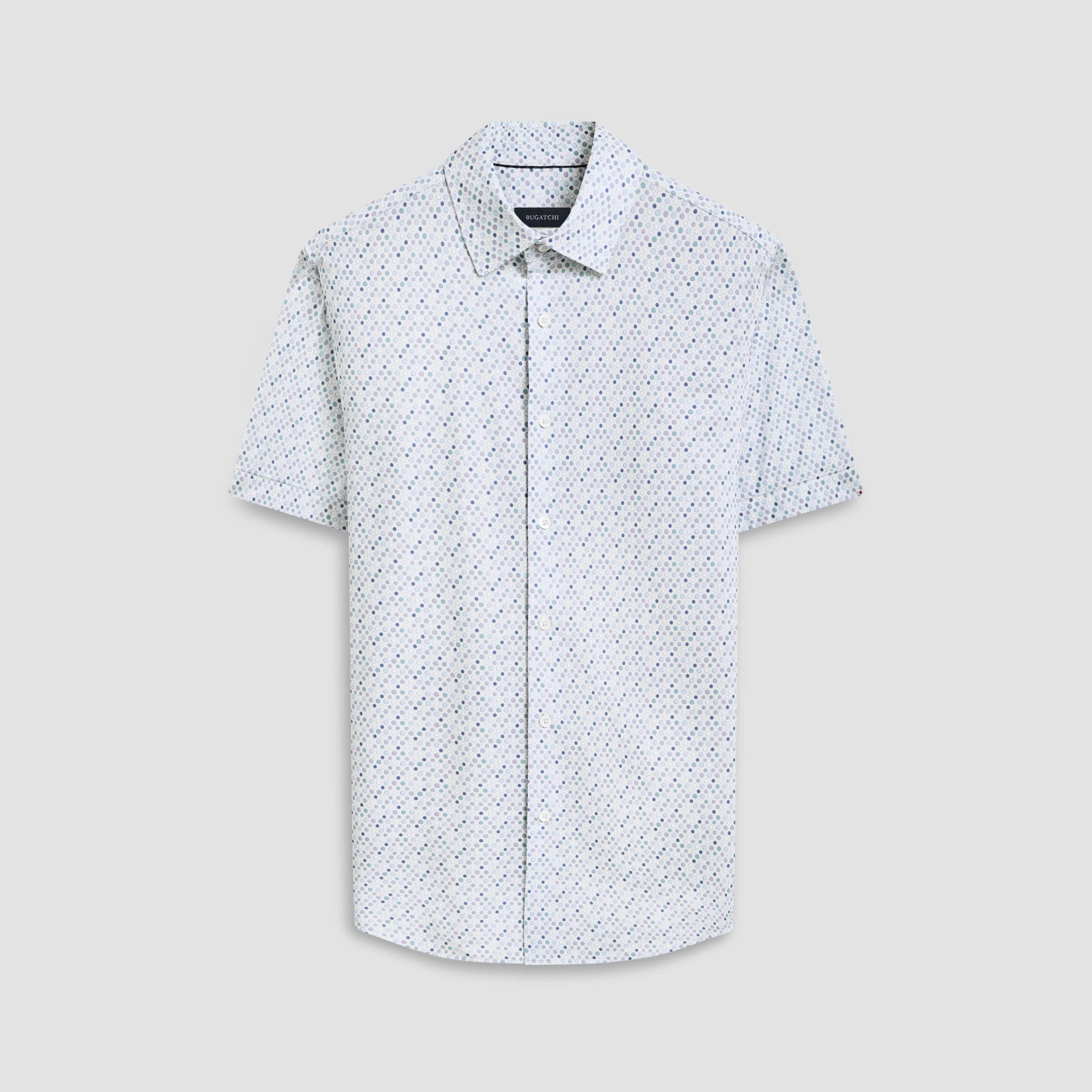Miles Geometric OoohCotton Short Sleeve Shirt