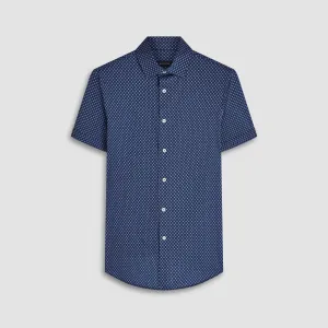 Miles Geometric OoohCotton Short Sleeve Shirt