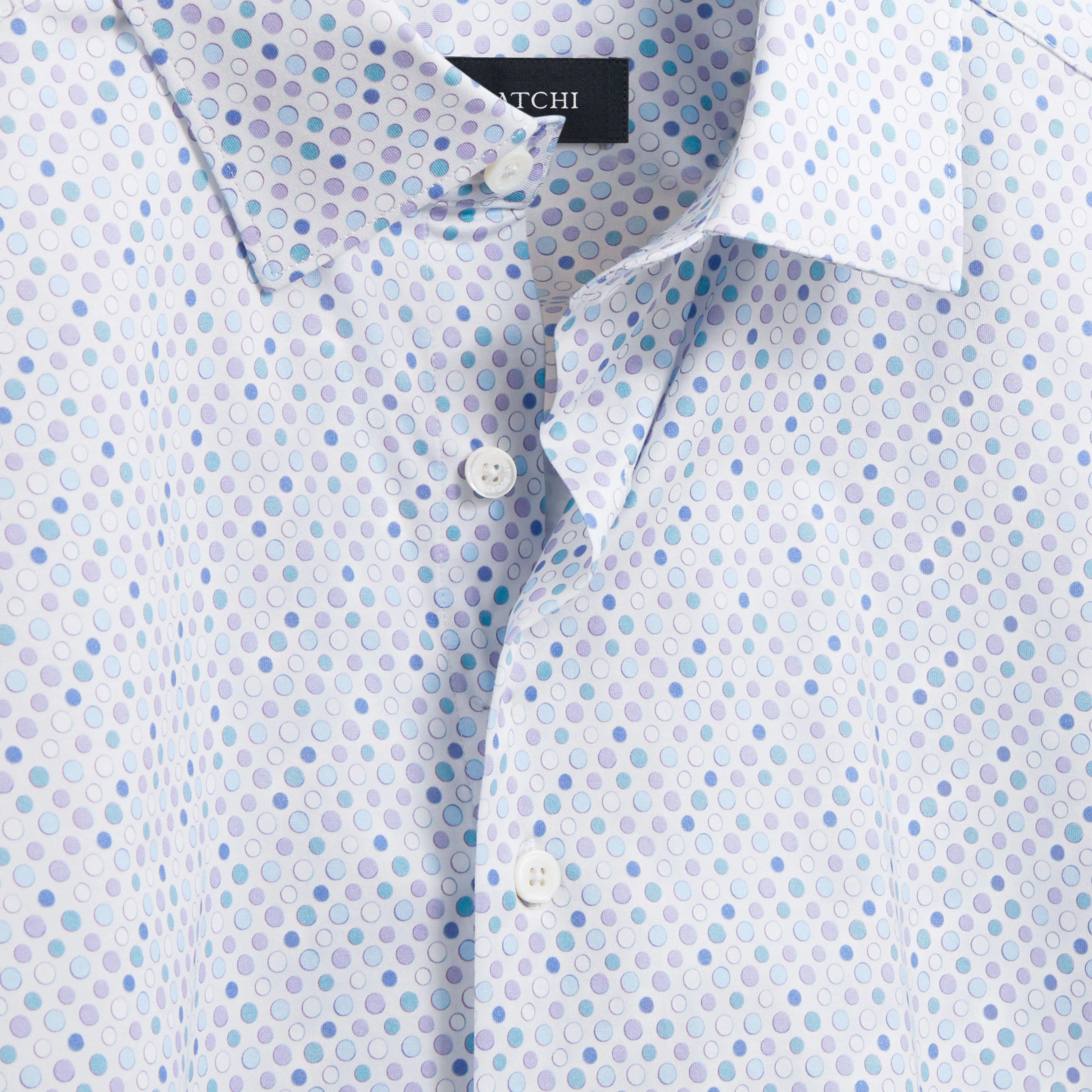 Miles Geometric OoohCotton Short Sleeve Shirt