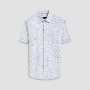 Miles Geometric OoohCotton Short Sleeve Shirt