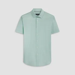 Miles Palm Tree Print OoohCotton Short Sleeve Shirt