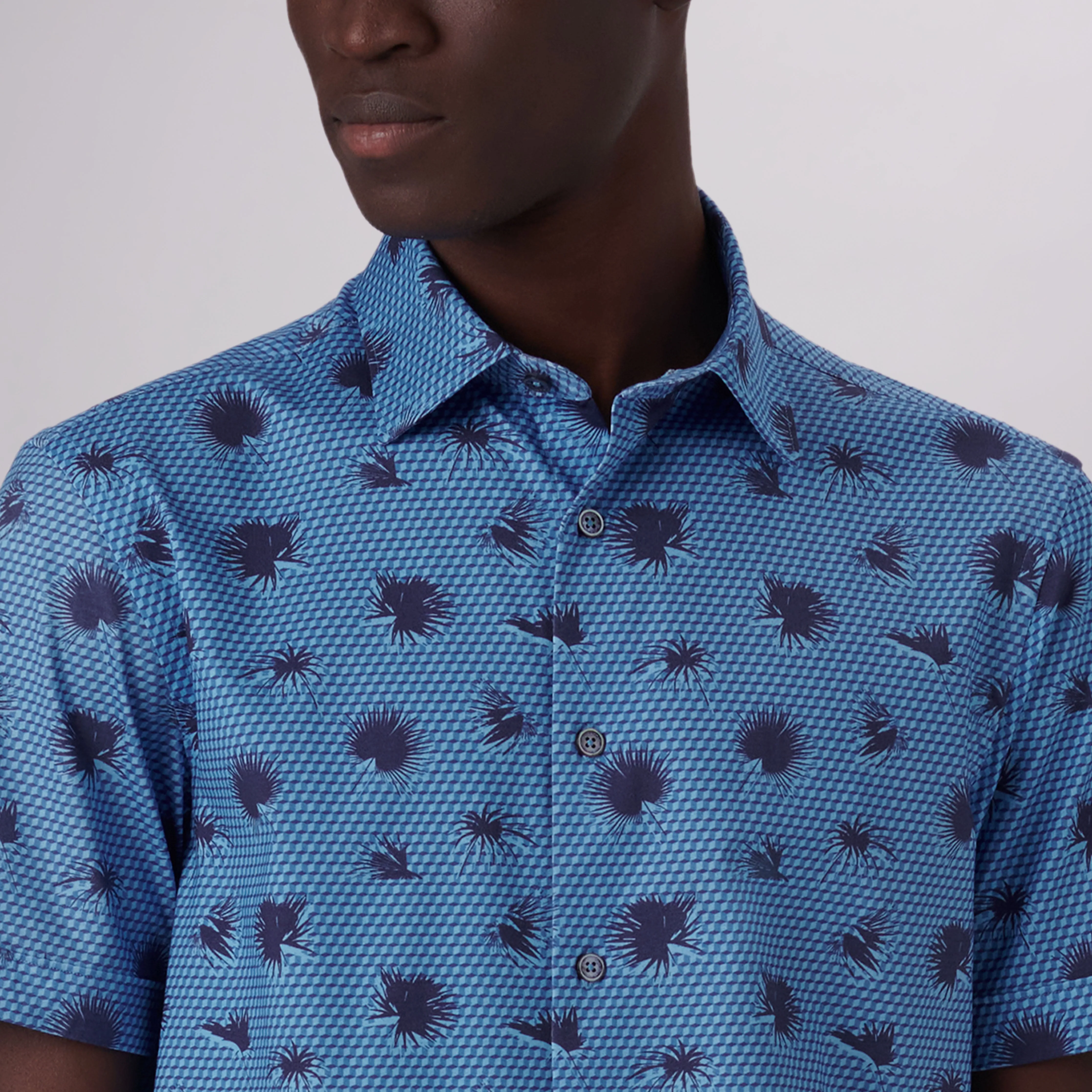 Milo Abstract Print OoohCotton Short Sleeve Shirt