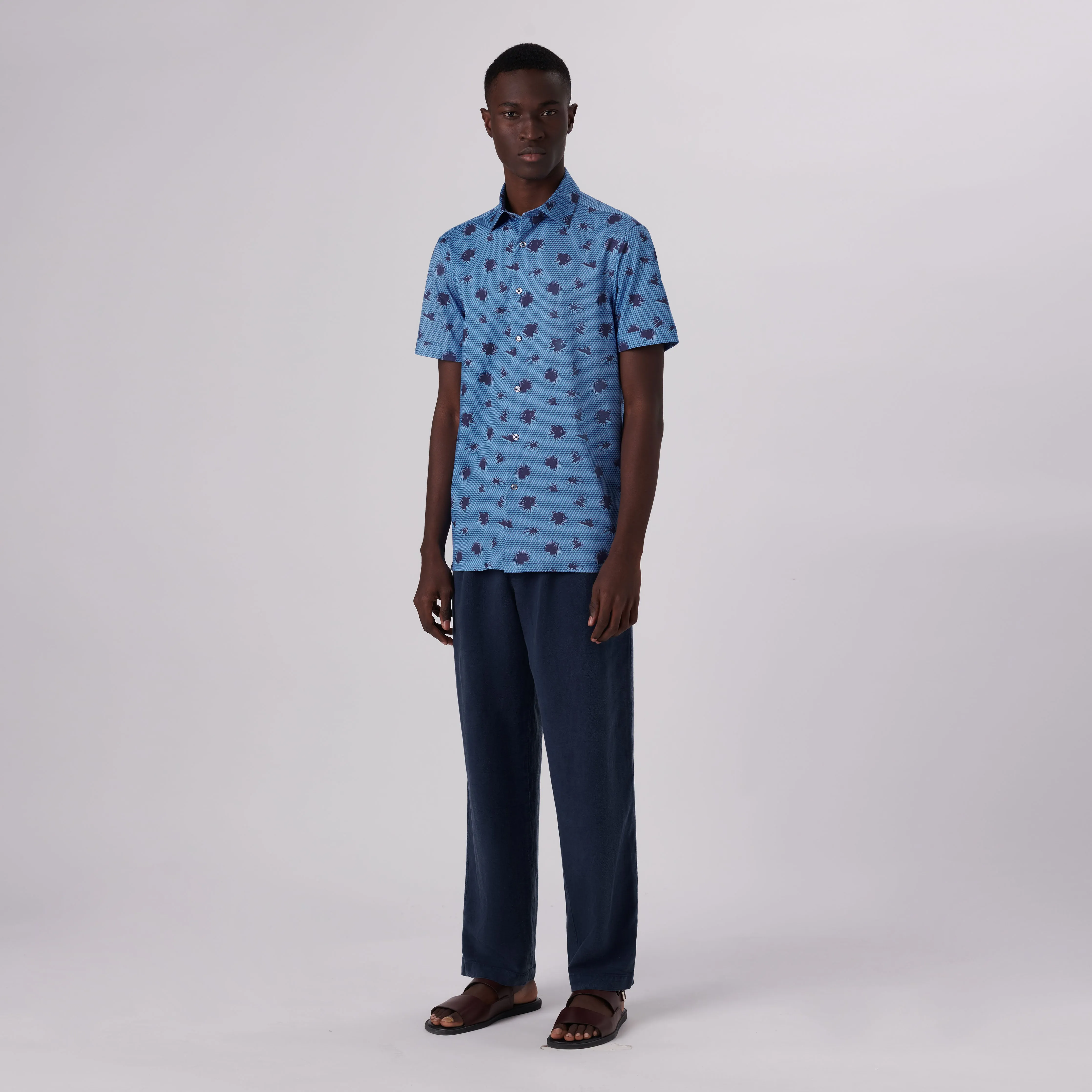 Milo Abstract Print OoohCotton Short Sleeve Shirt