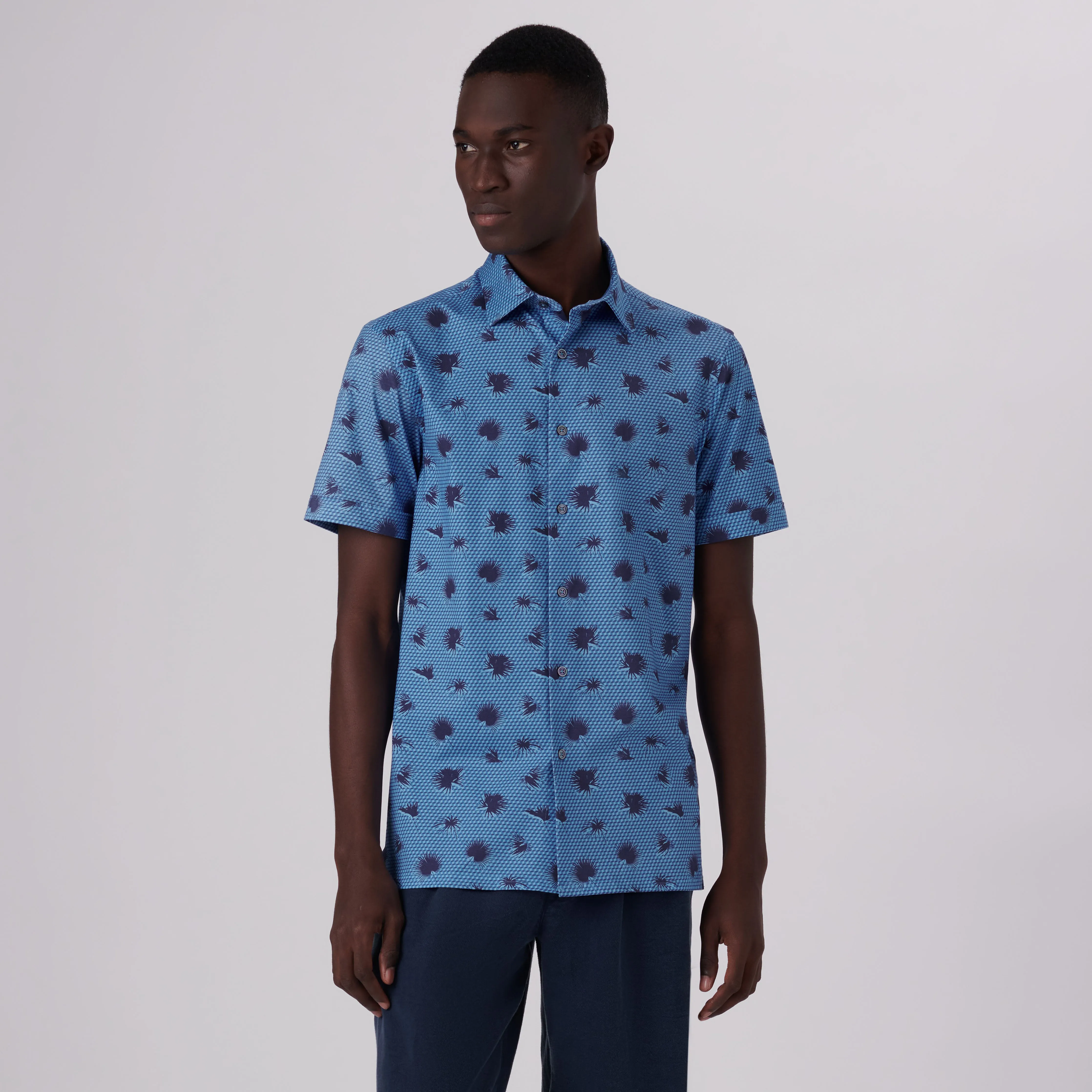 Milo Abstract Print OoohCotton Short Sleeve Shirt