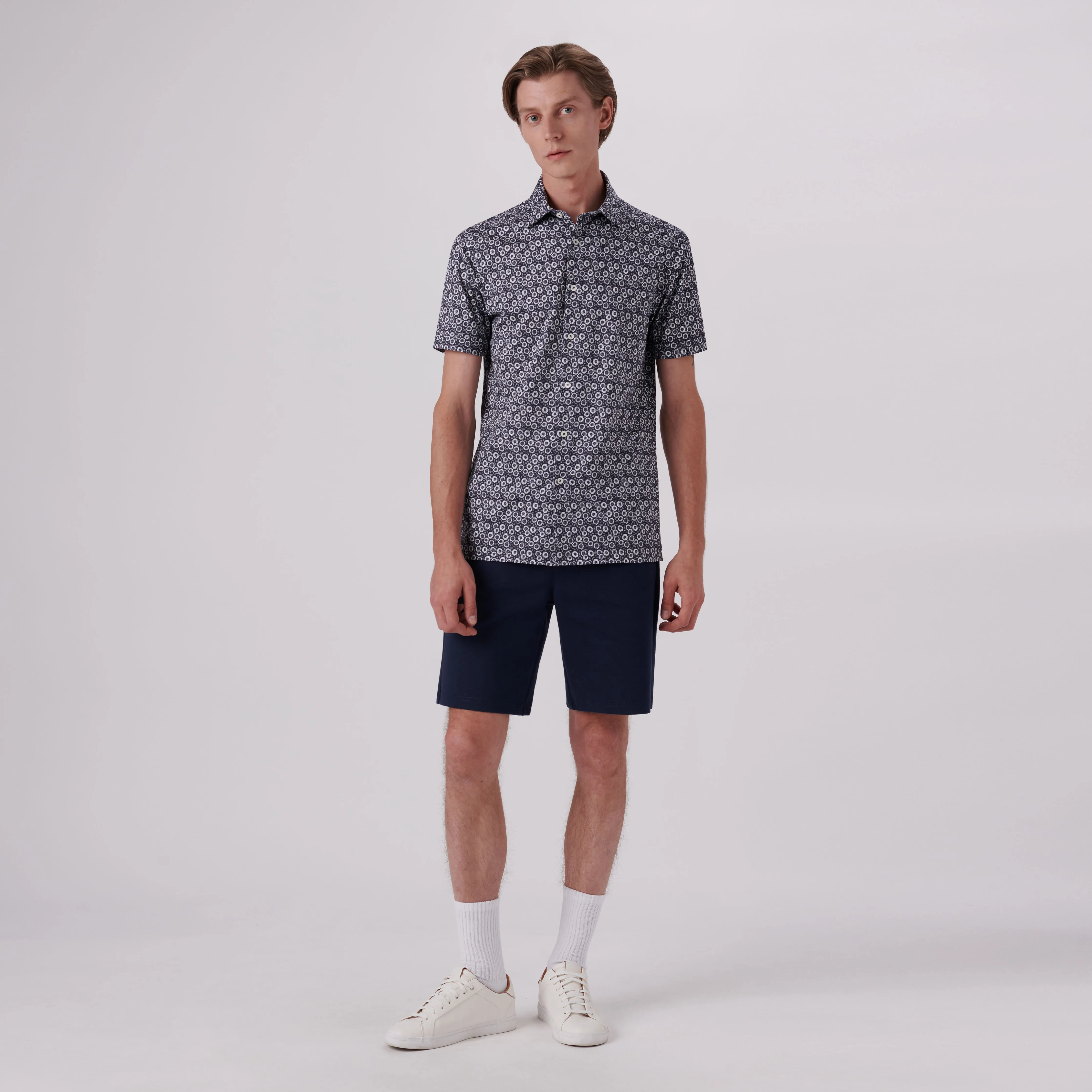 Milo Floral Print OoohCotton Short Sleeve Shirt