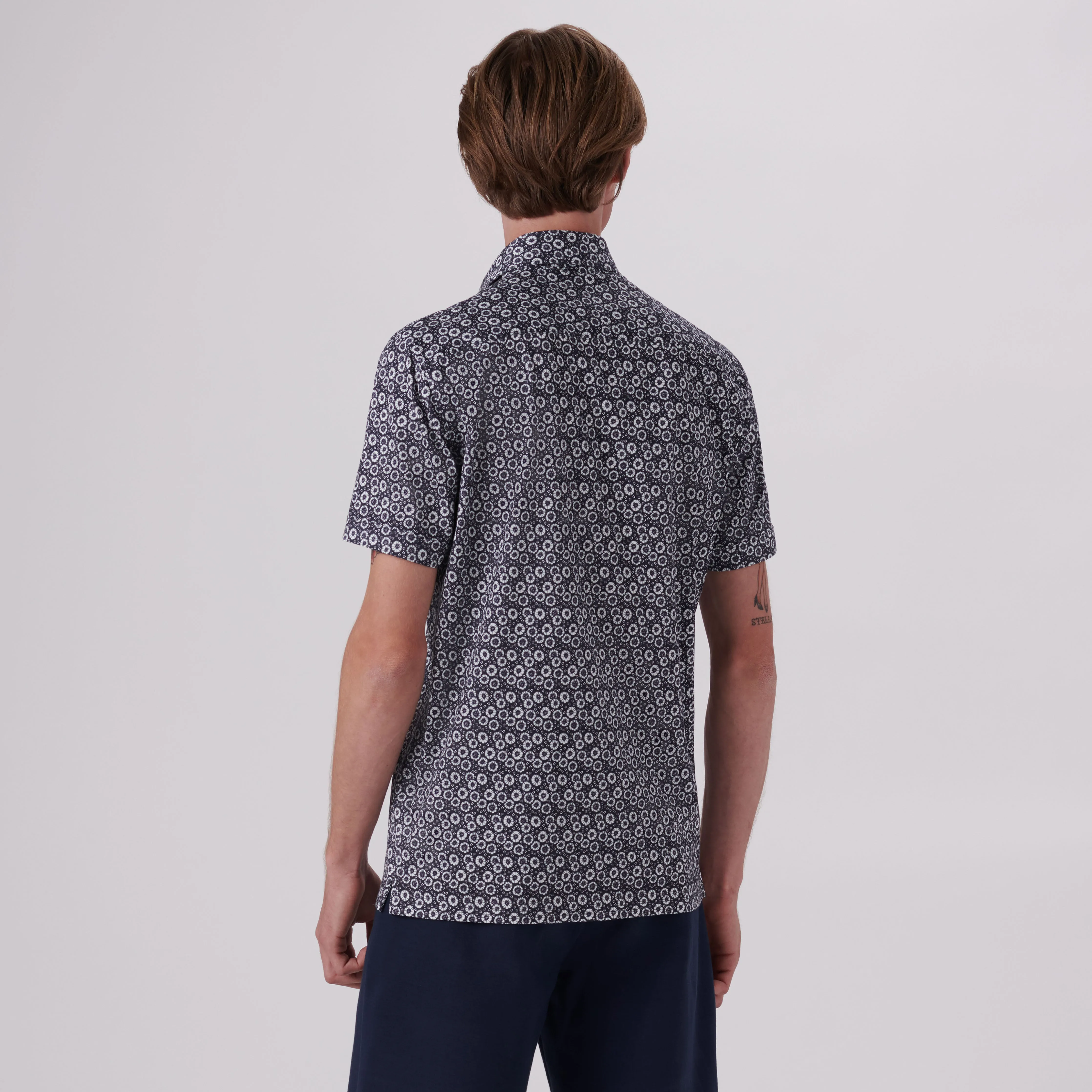 Milo Floral Print OoohCotton Short Sleeve Shirt