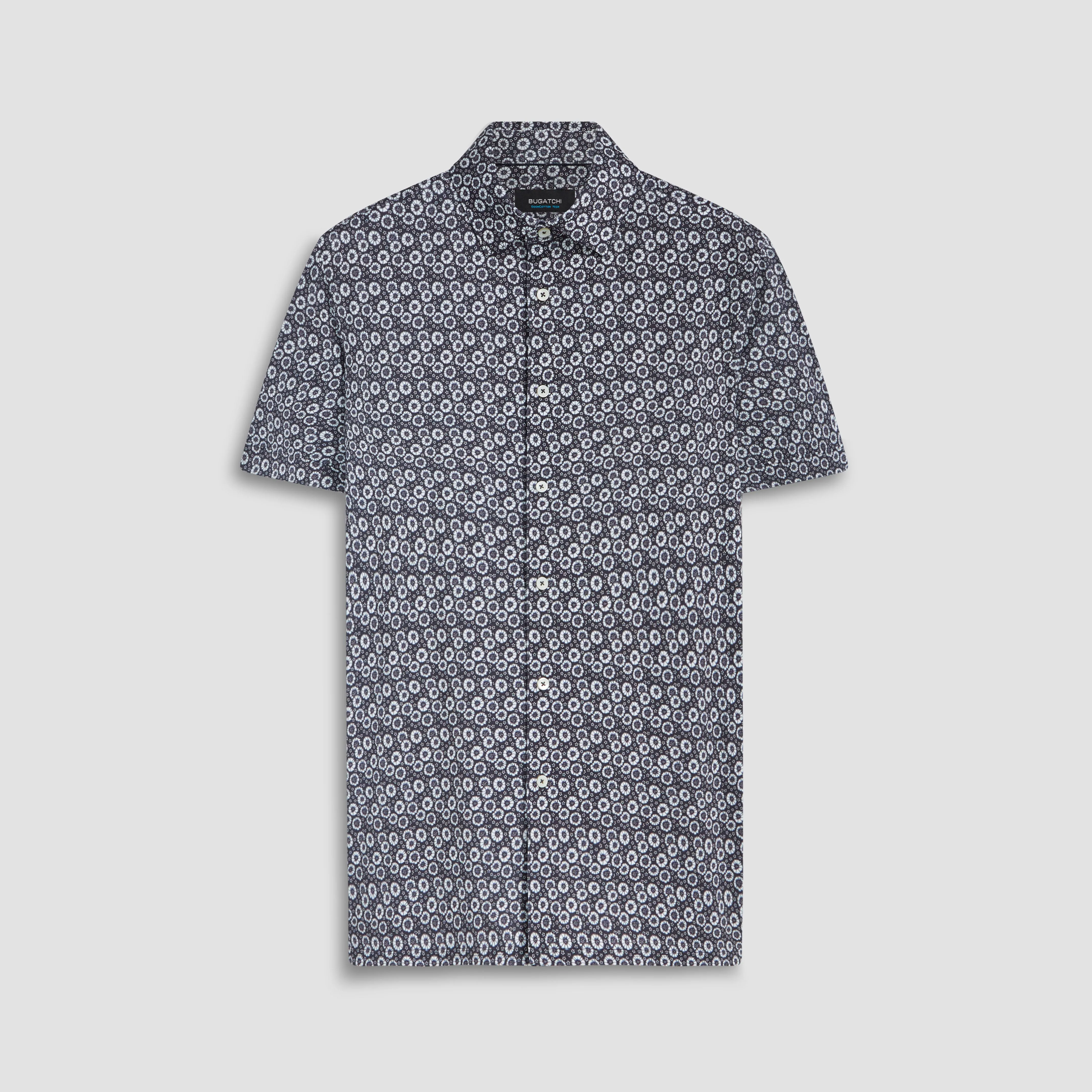 Milo Floral Print OoohCotton Short Sleeve Shirt