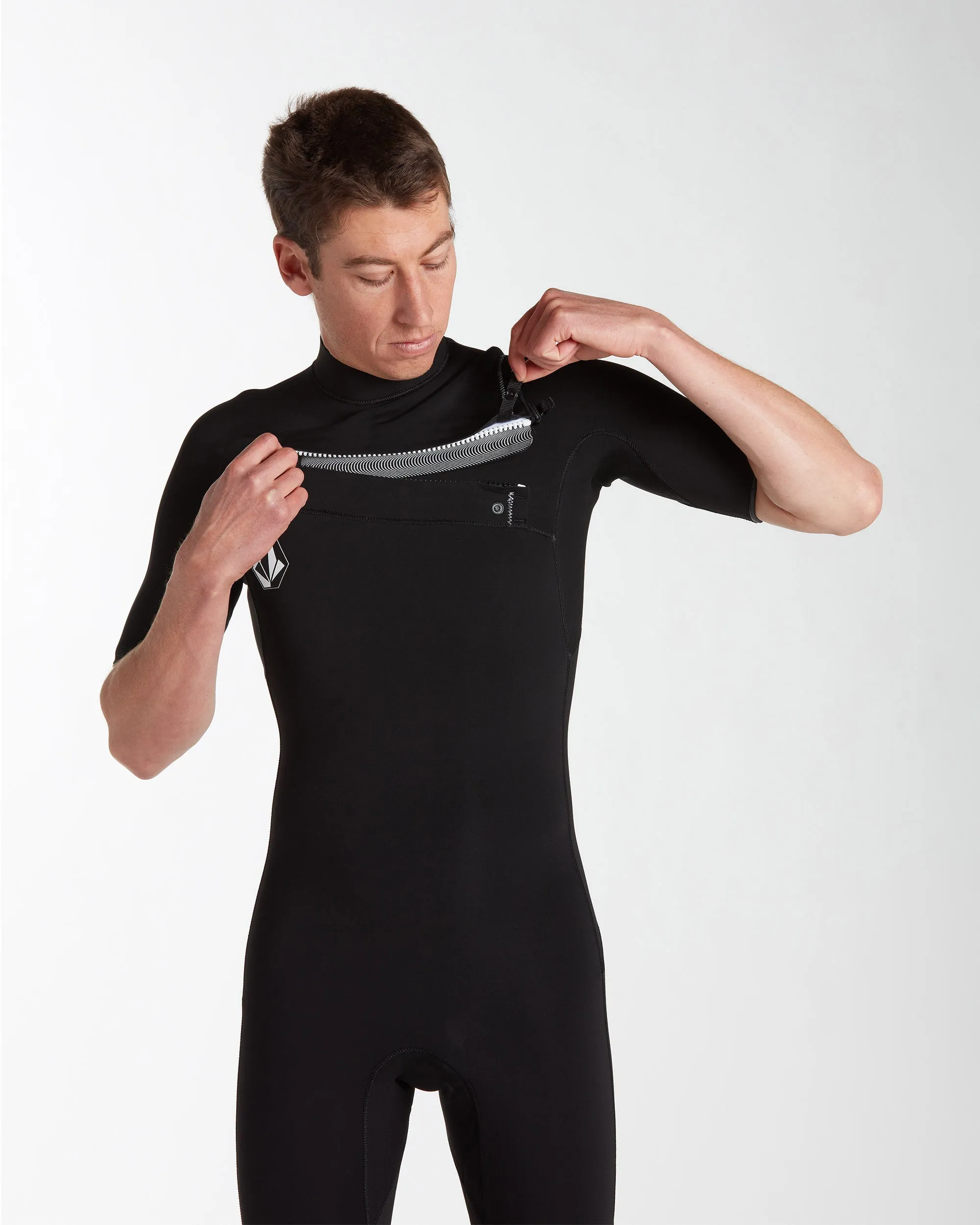 Modulator 2/2Mm Short Sleeve Full Wetsuit - BLACK