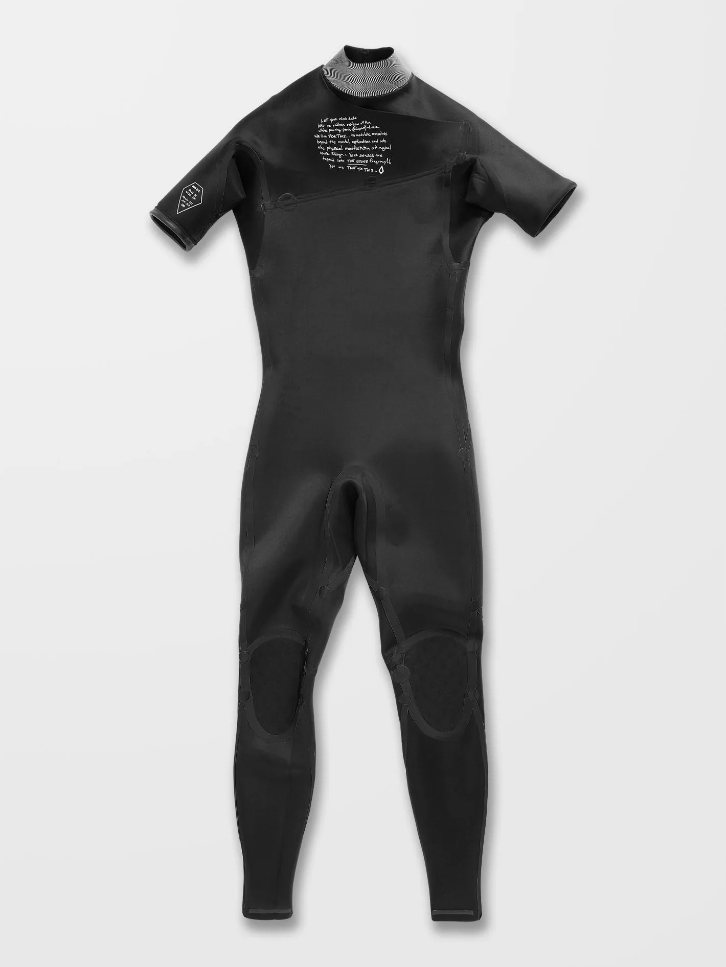 Modulator 2/2Mm Short Sleeve Full Wetsuit - BLACK
