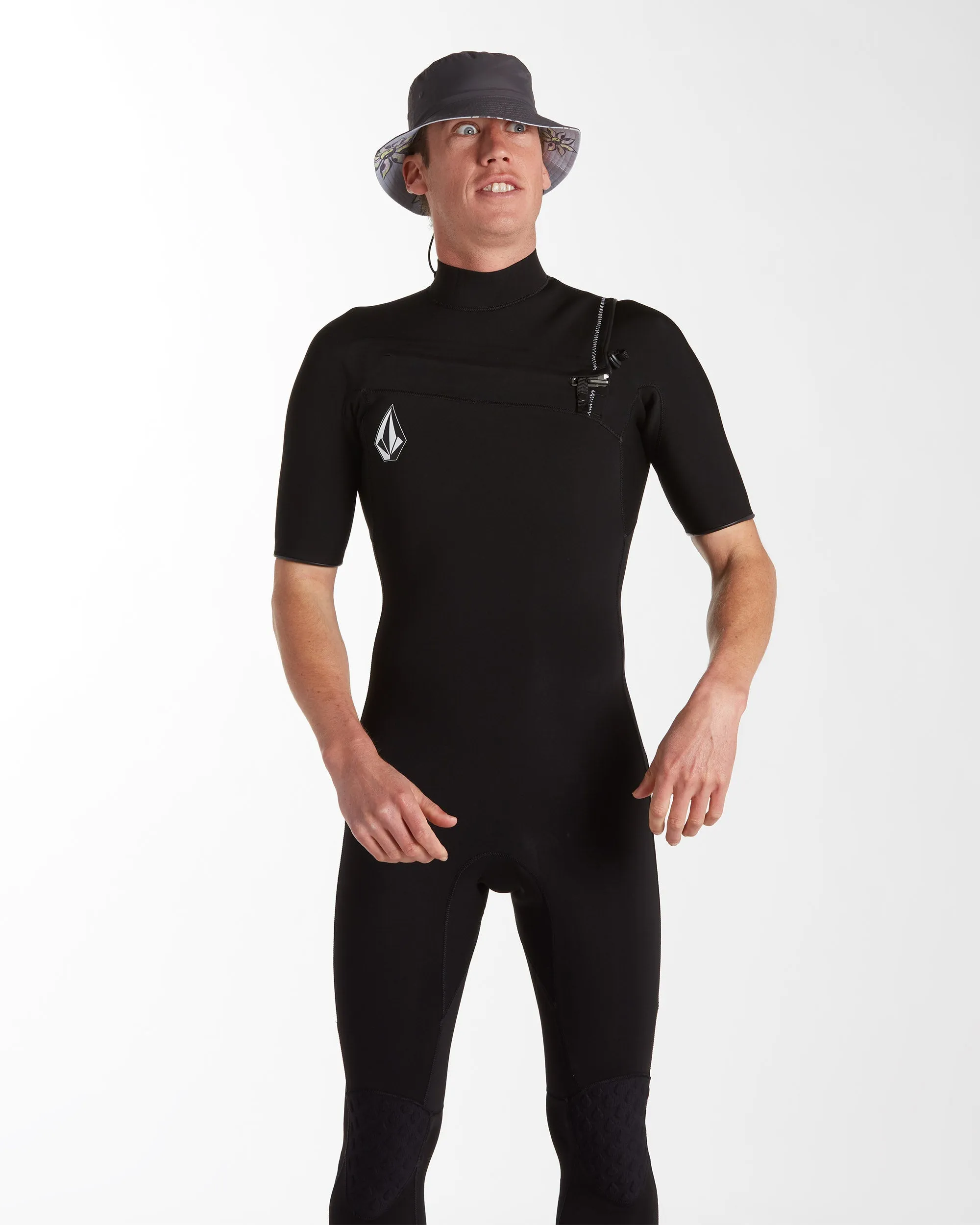 Modulator 2/2Mm Short Sleeve Full Wetsuit - BLACK