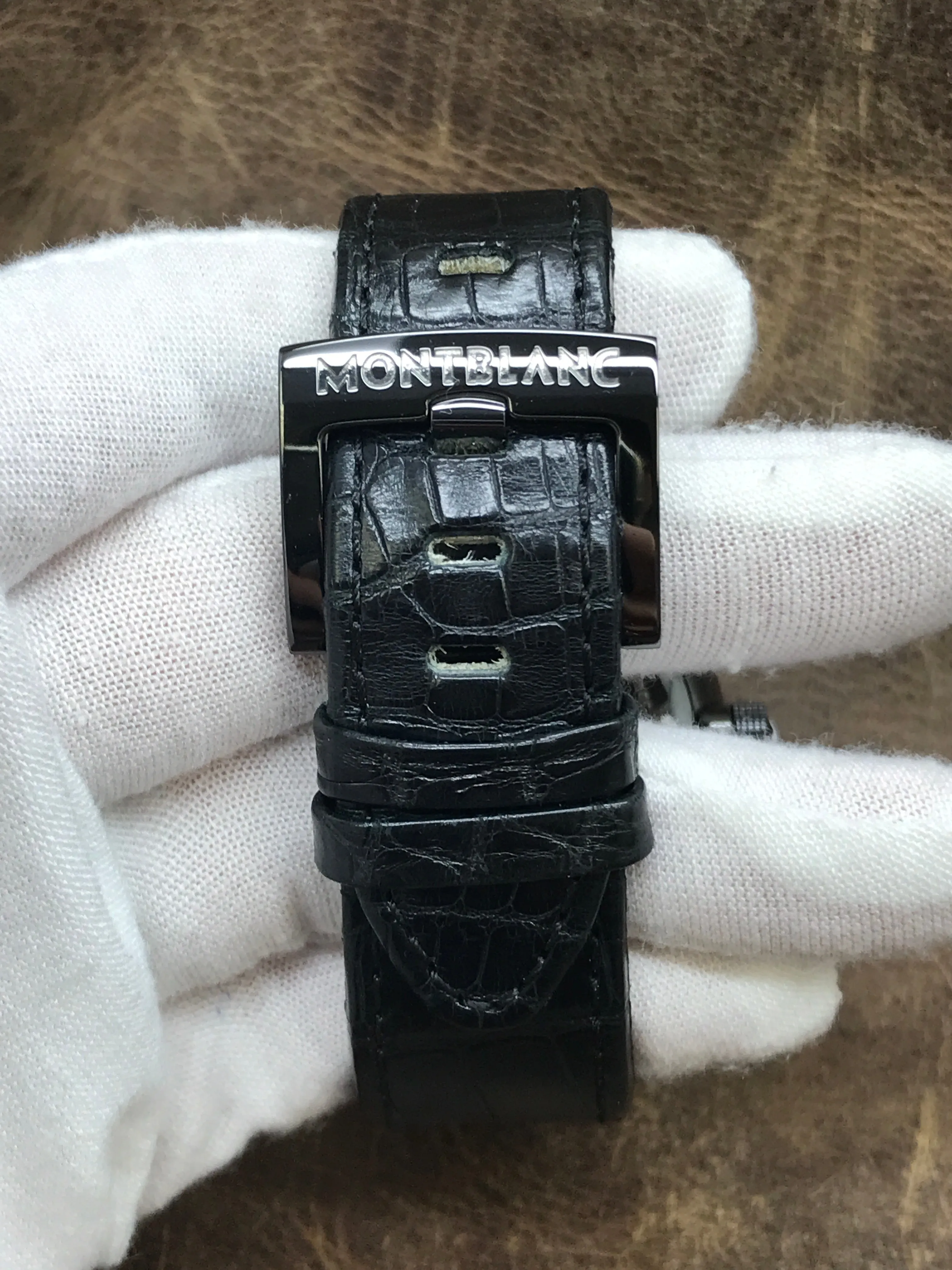 Montblanc Timewalker GMT 106066 Black Dial Automatic  Men's Watch