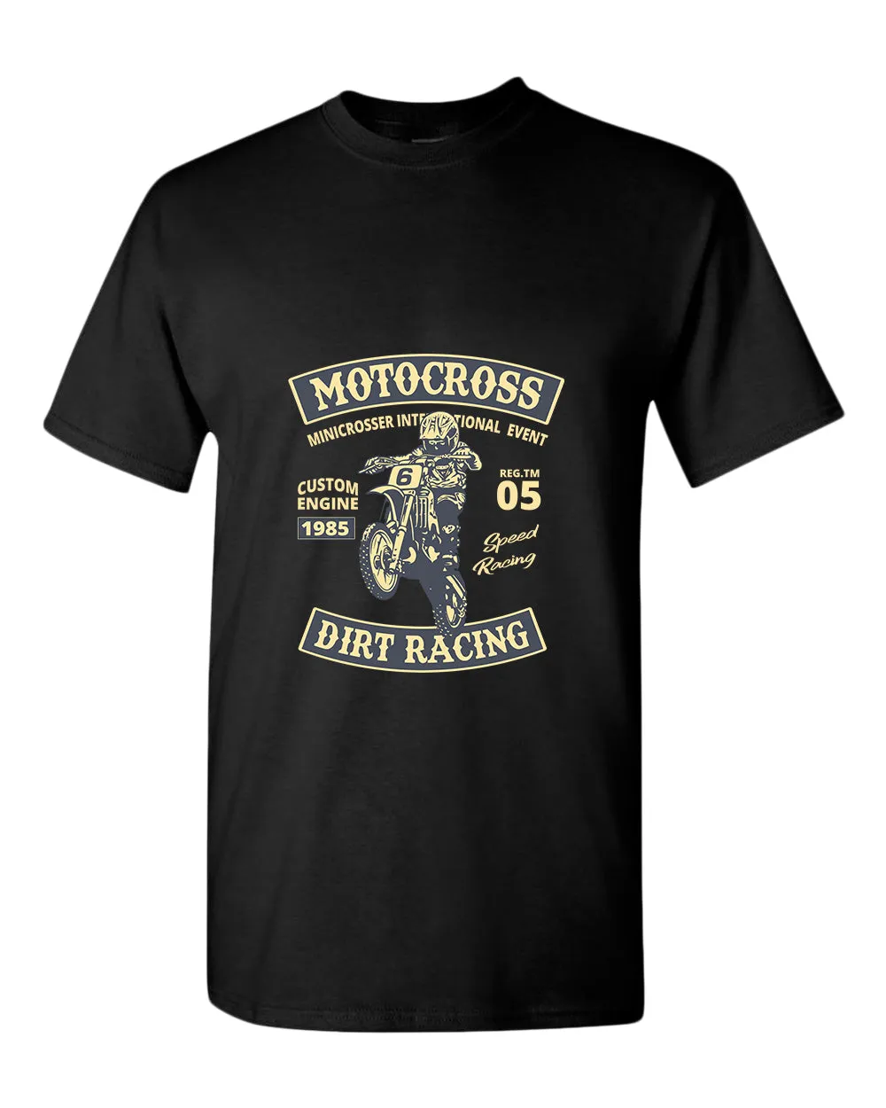 Motocross dirt racing t-shirt