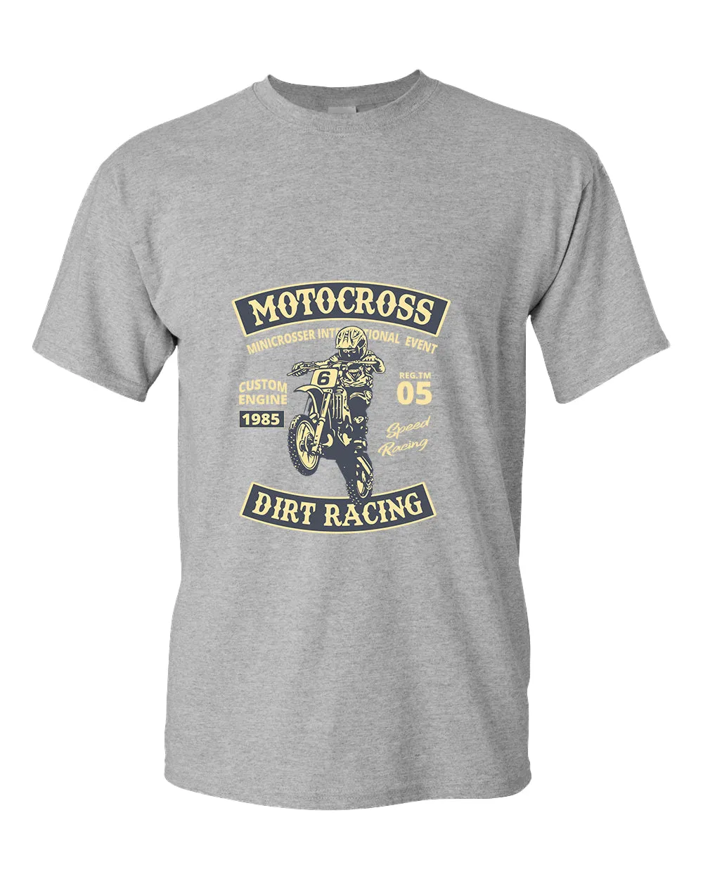 Motocross dirt racing t-shirt