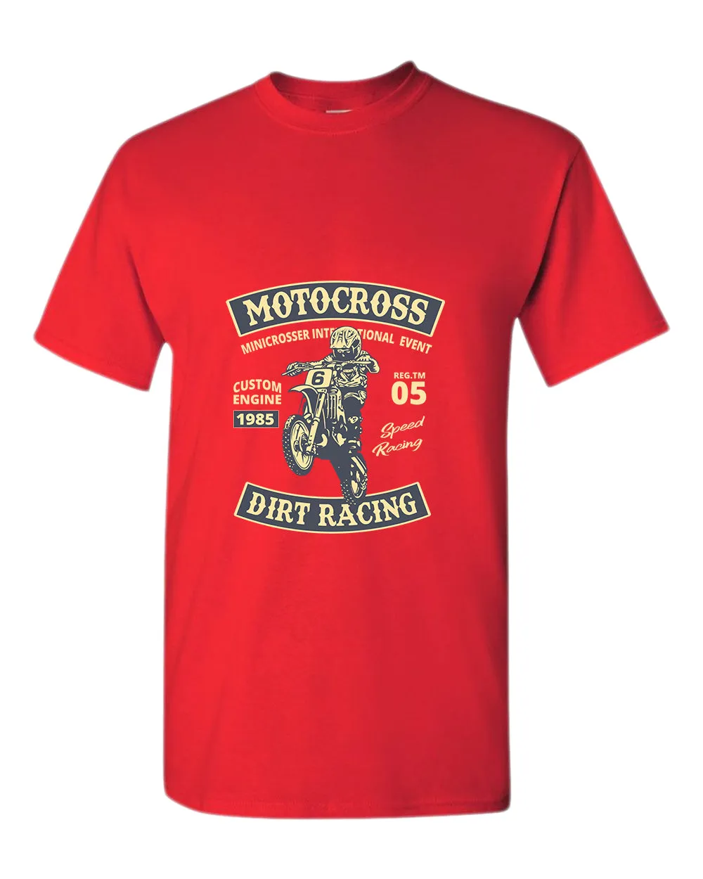 Motocross dirt racing t-shirt