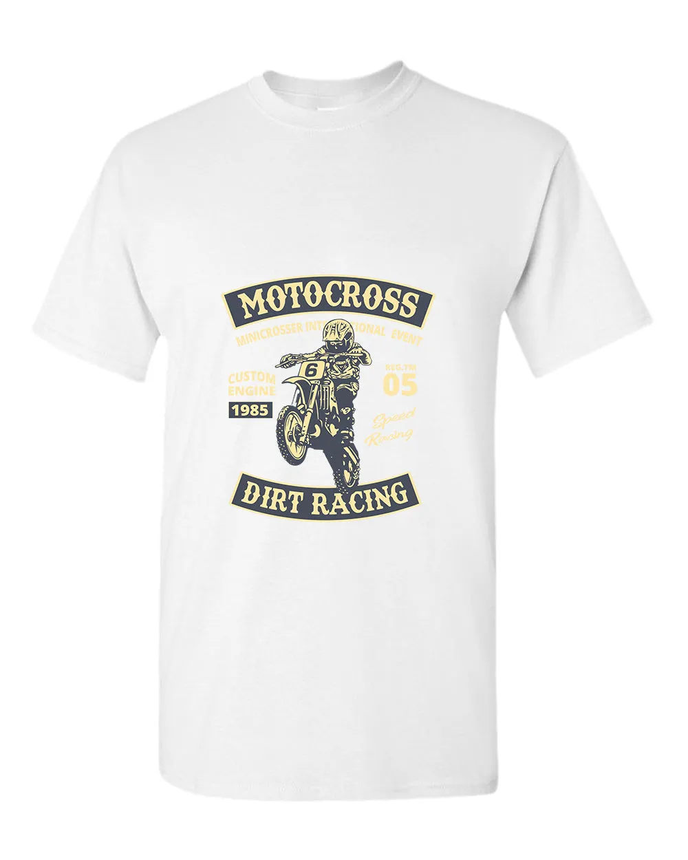 Motocross dirt racing t-shirt