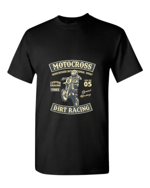 Motocross dirt racing t-shirt