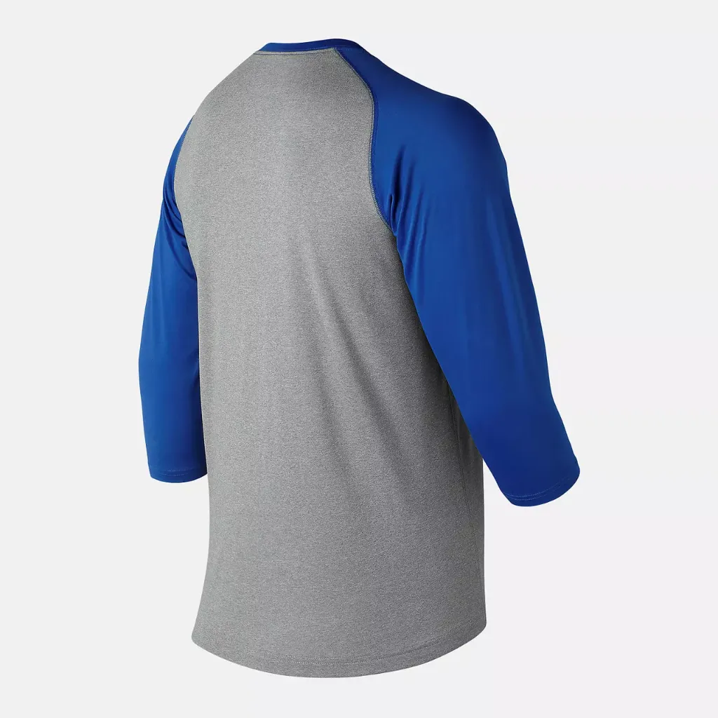 NB 3/4 Baseball Raglan Top Royal TMMT601