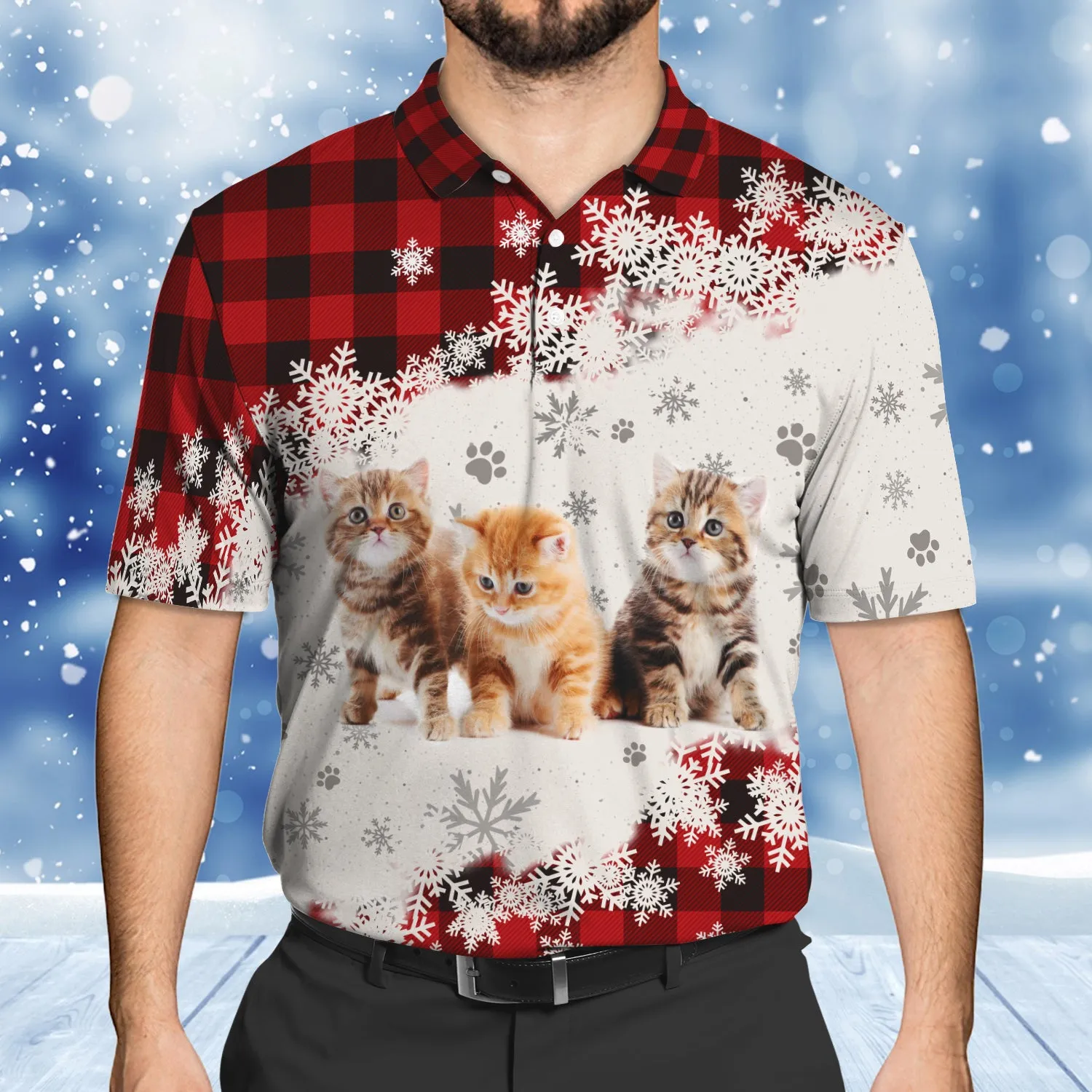 Never Walk Alone Christmas Cats 3D Shirts Design Shirts