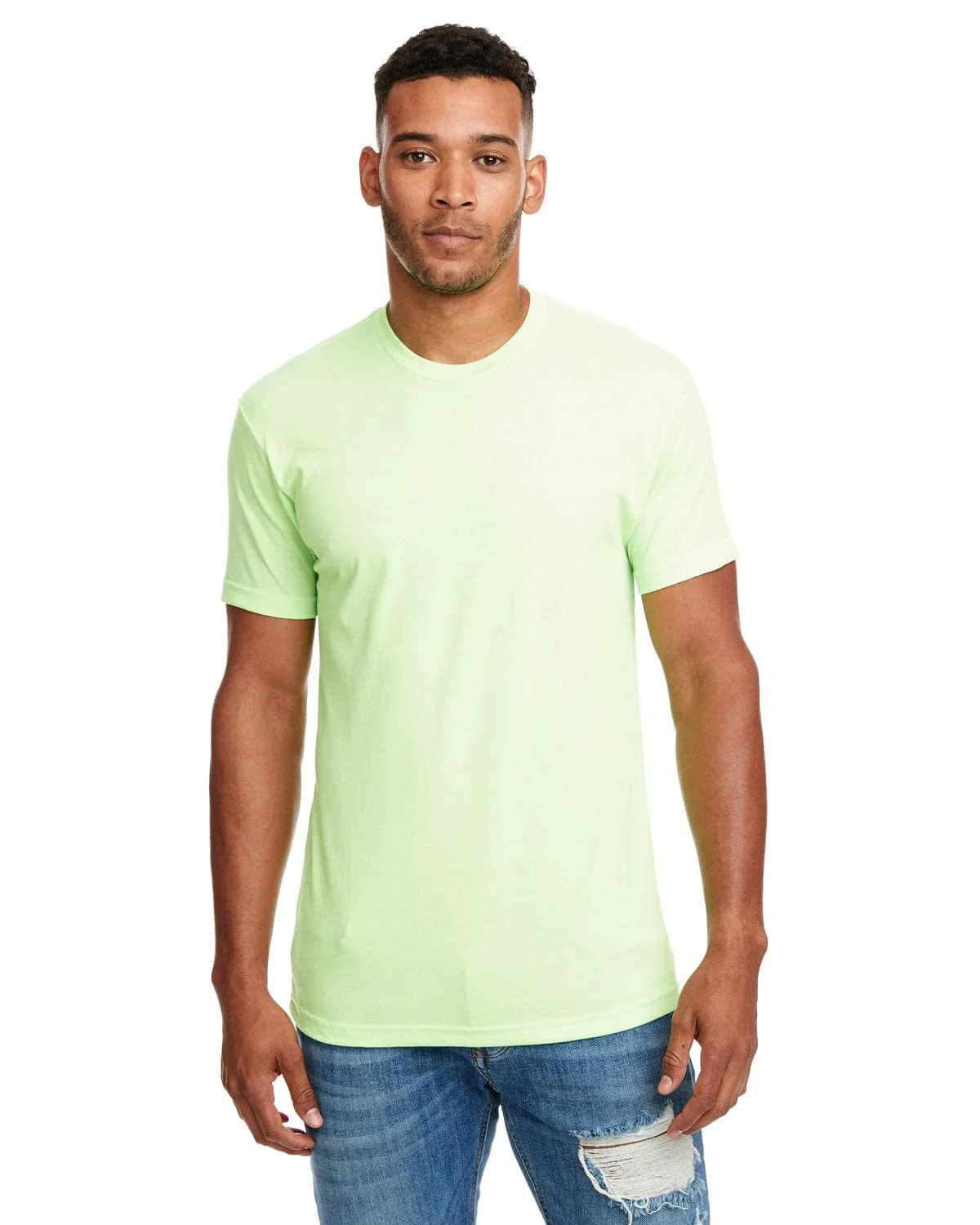 Next Level Mens CVC Crewneck Tee