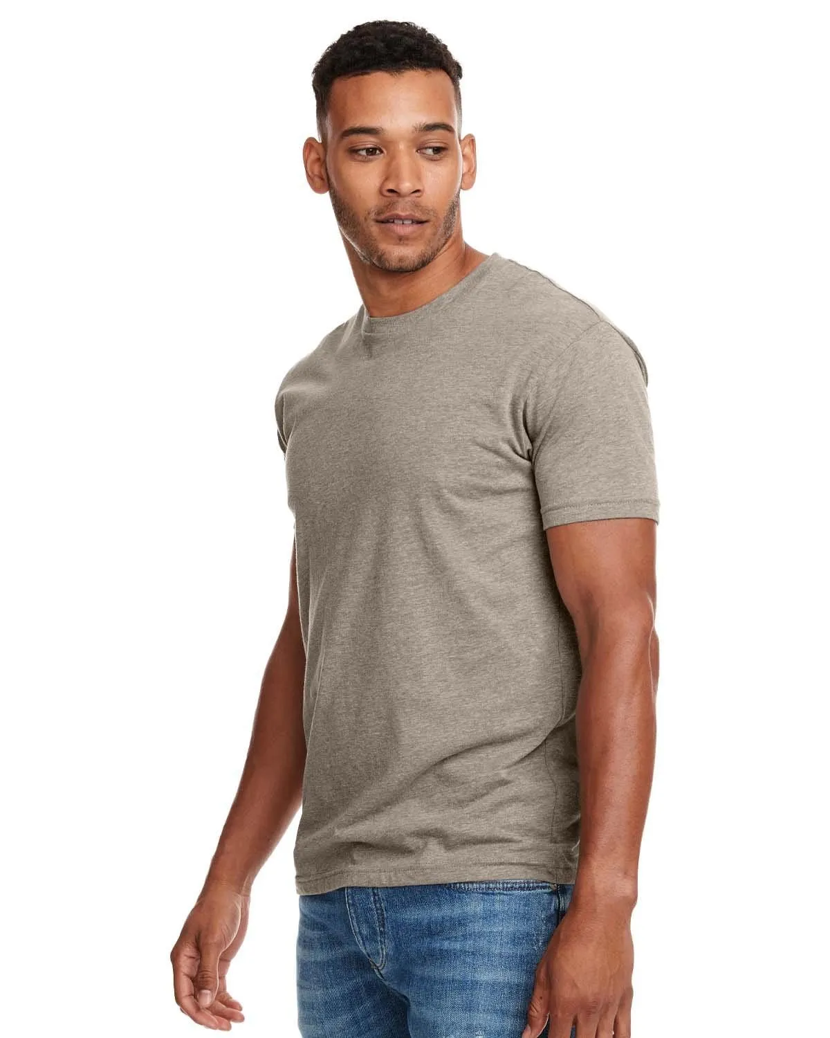 Next Level Mens CVC Crewneck Tee