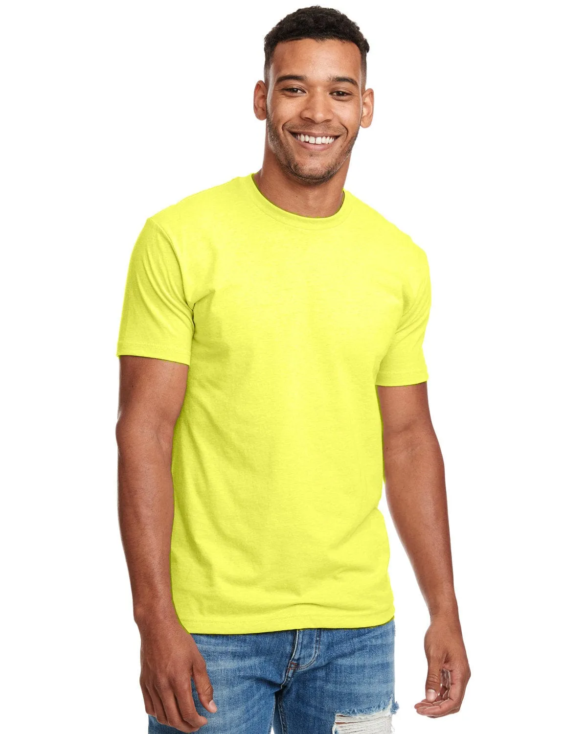 Next Level Mens CVC Crewneck Tee