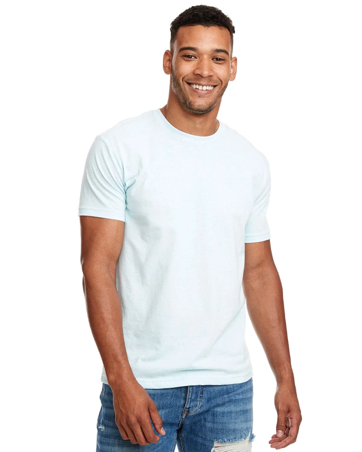 Next Level Mens CVC Crewneck Tee