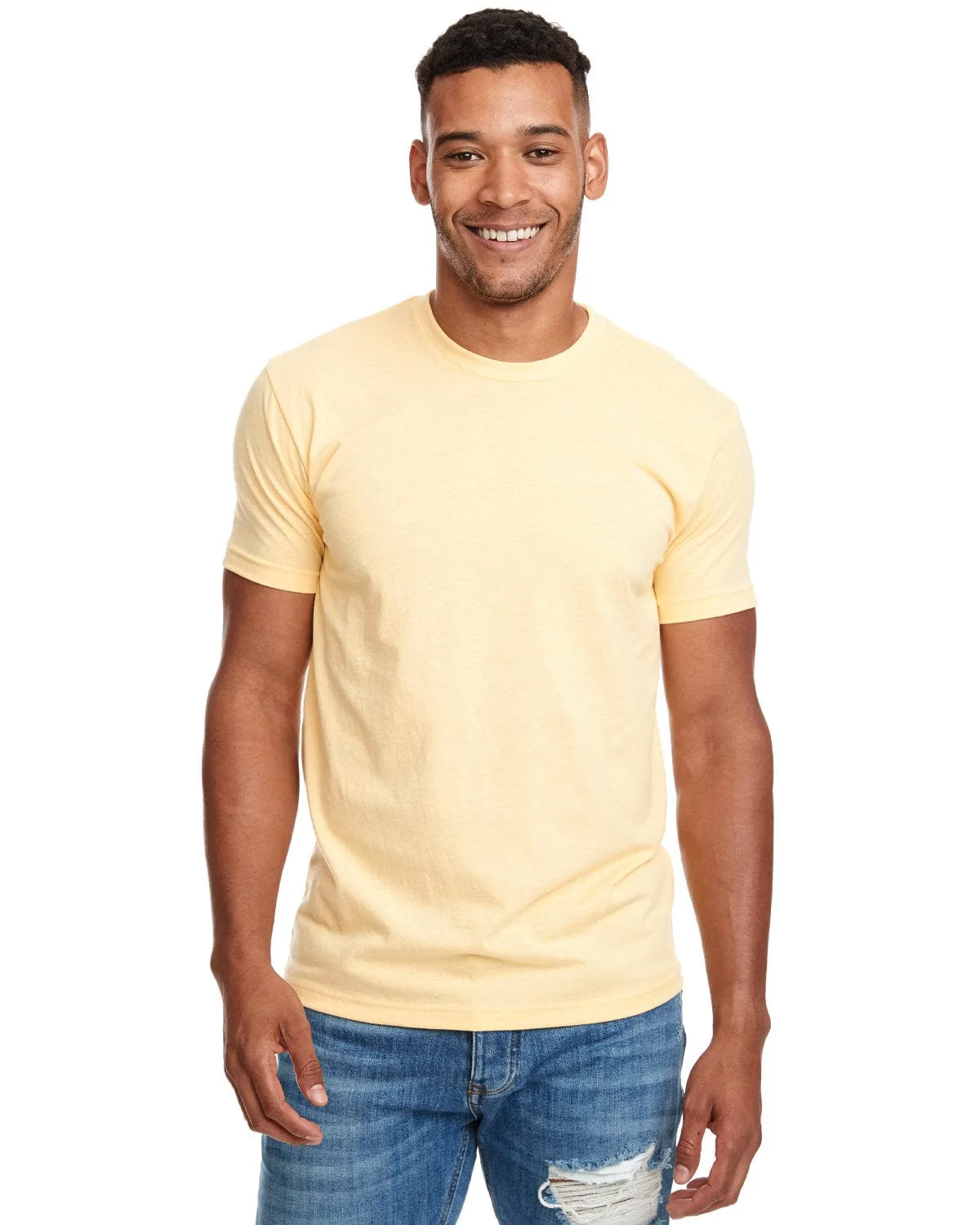Next Level Mens CVC Crewneck Tee