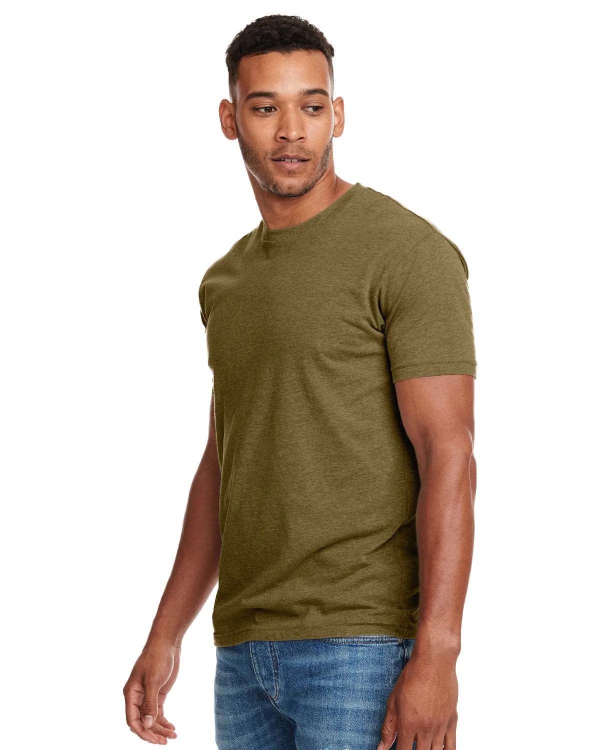 Next Level Mens CVC Crewneck Tee