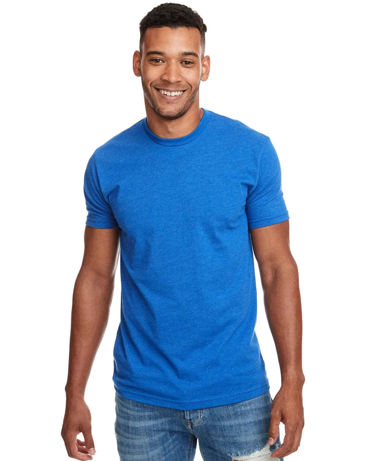 Next Level Mens CVC Crewneck Tee