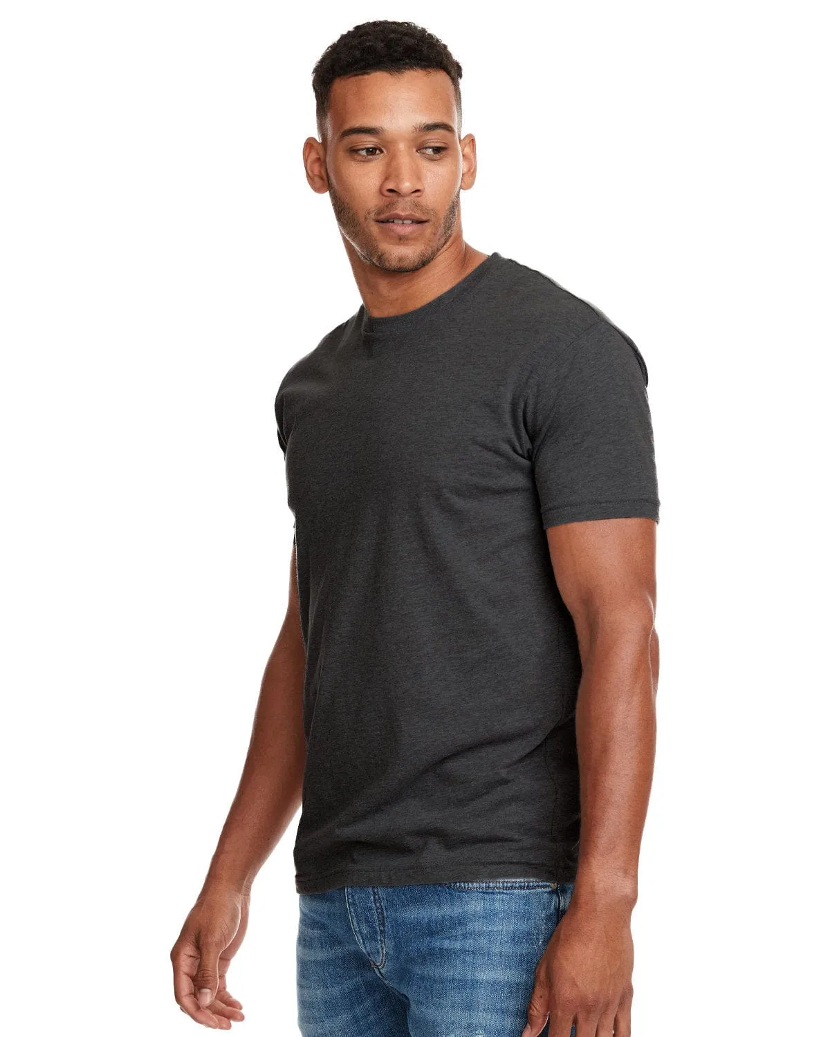 Next Level Mens CVC Crewneck Tee
