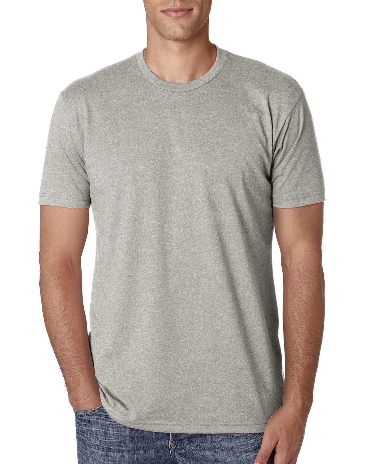 Next Level Mens CVC Crewneck Tee