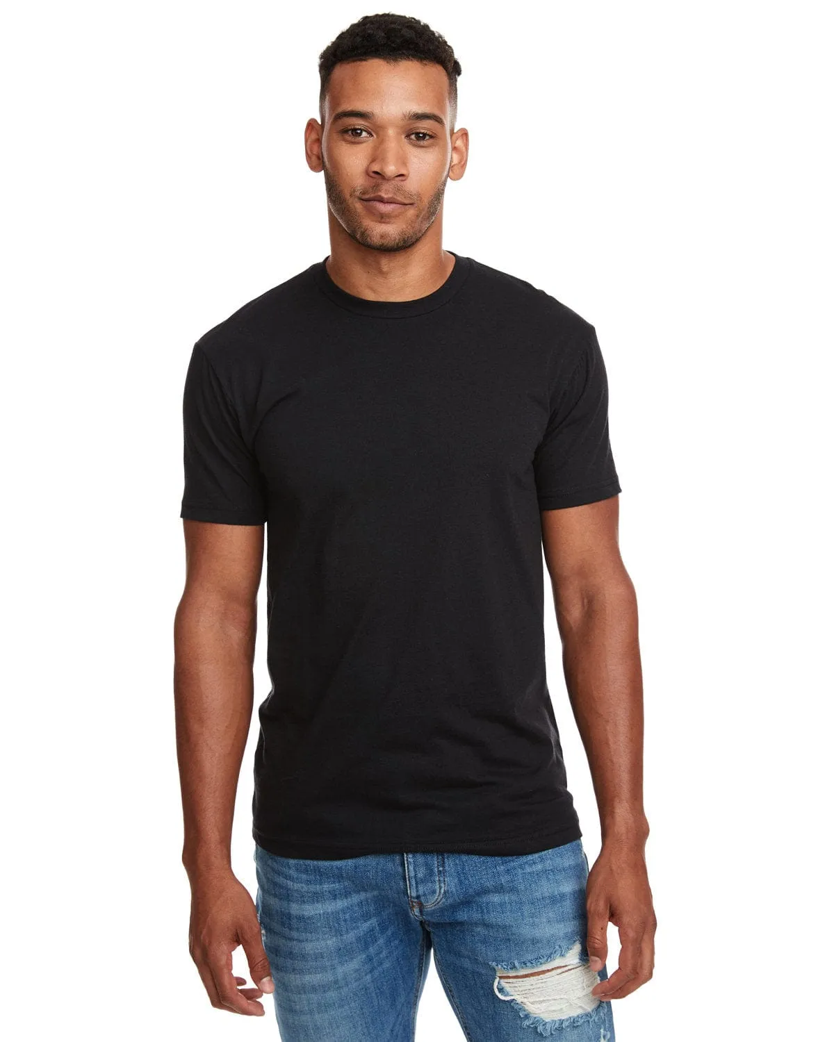 Next Level Mens CVC Crewneck Tee