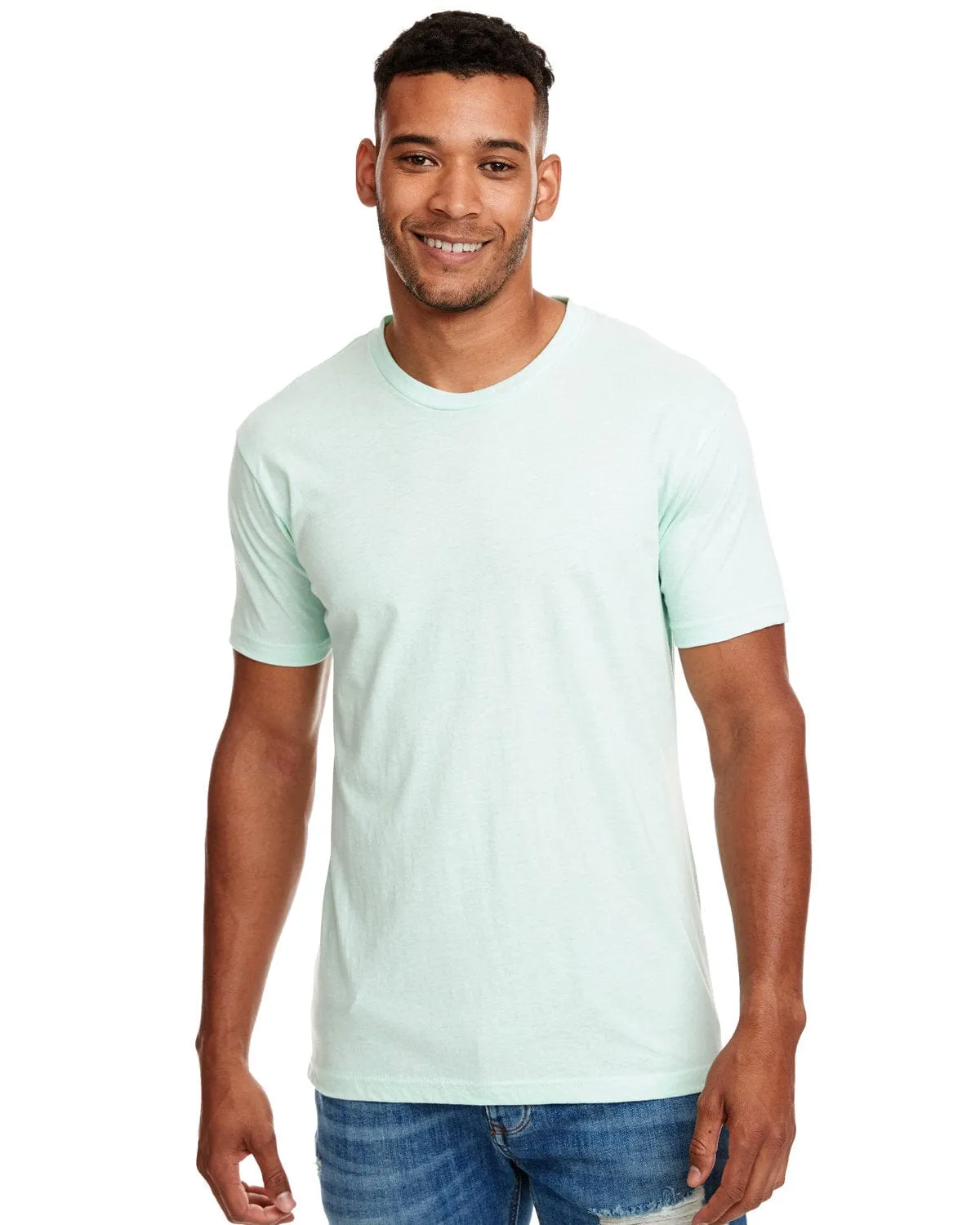 Next Level Mens CVC Crewneck Tee
