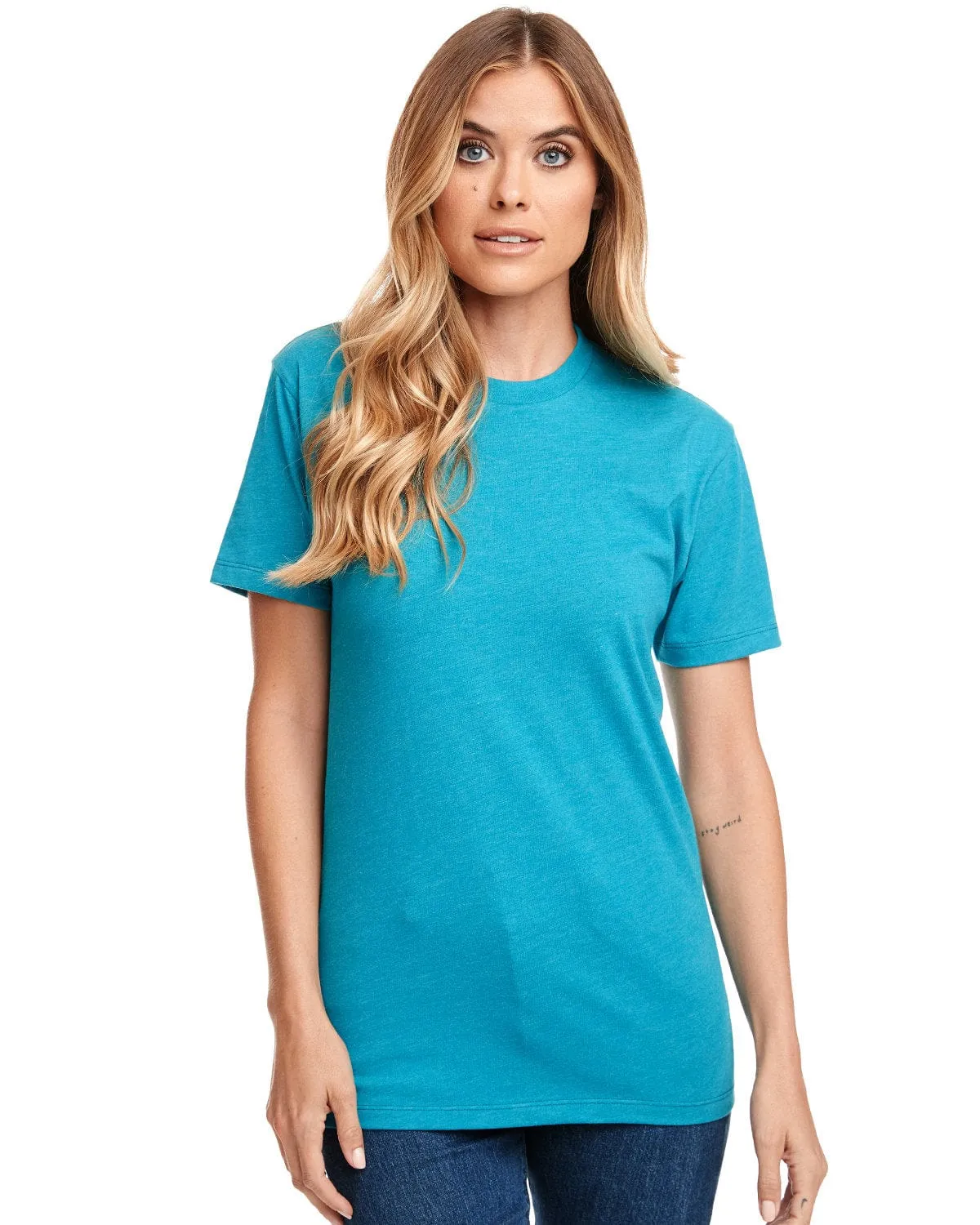 Next Level Mens CVC Crewneck Tee