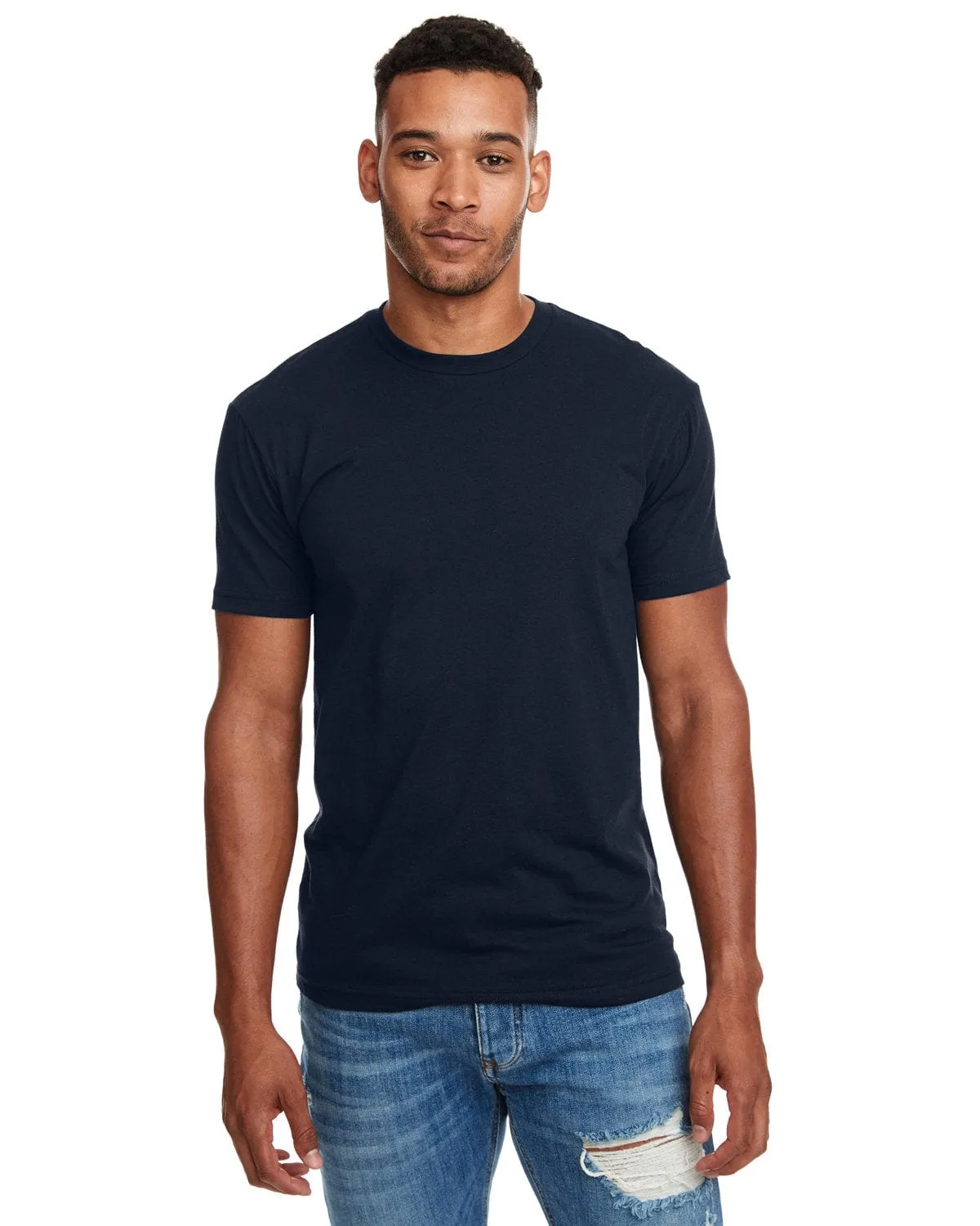 Next Level Mens CVC Crewneck Tee