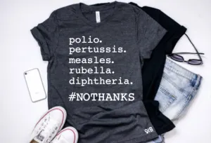 #NOTHANKS Adult Shirt