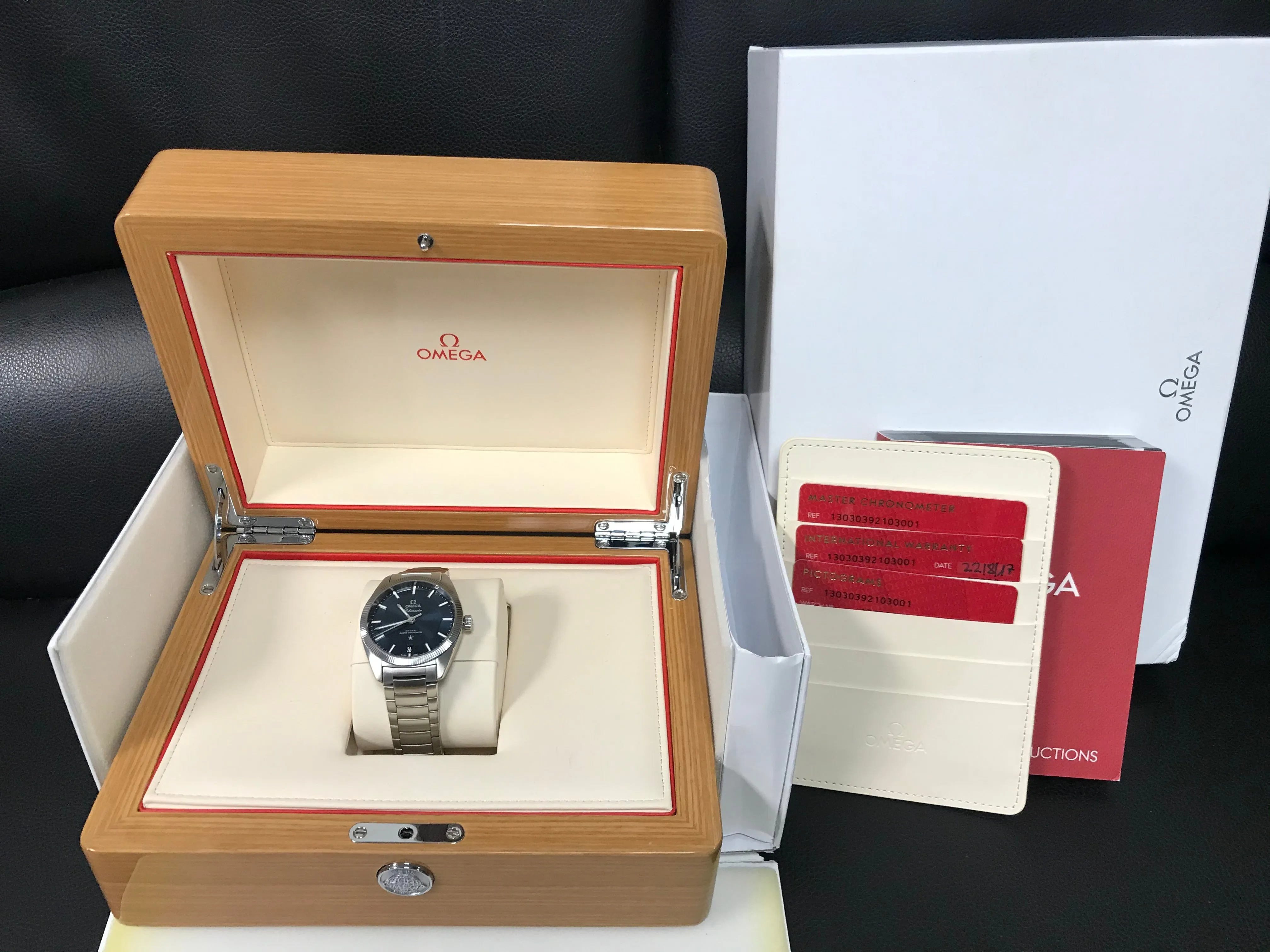 Omega Constellation Globemaster 130.30.39.21.03.001 Blue Dial Automatic Men's Watch