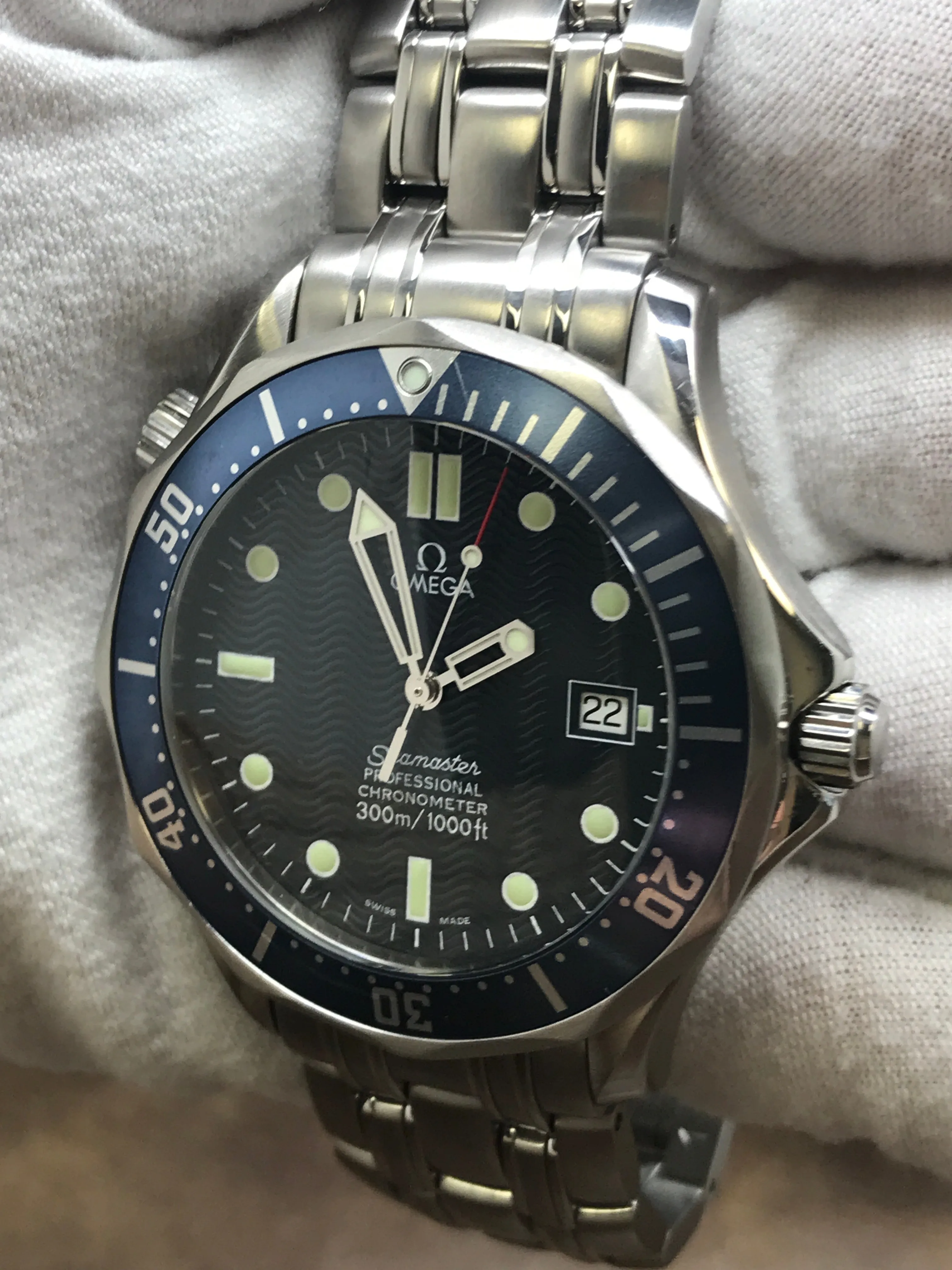 Omega Seamaster 300m 41mm 2531.80.00 Blue Dial Automatic Men's Watch