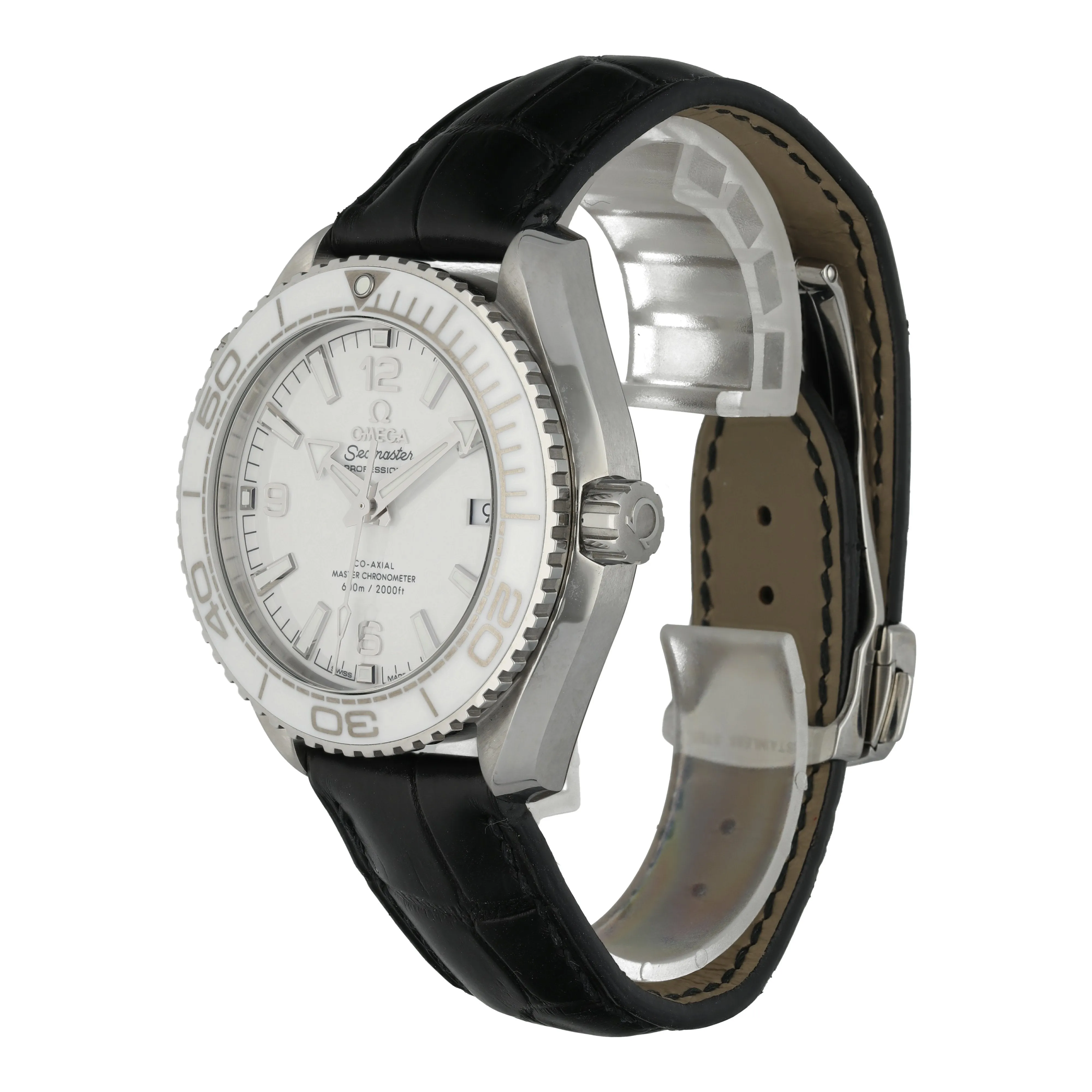 Omega Seamaster Planet Ocean 215.33.40.20.04.001 White Ceramic Watch