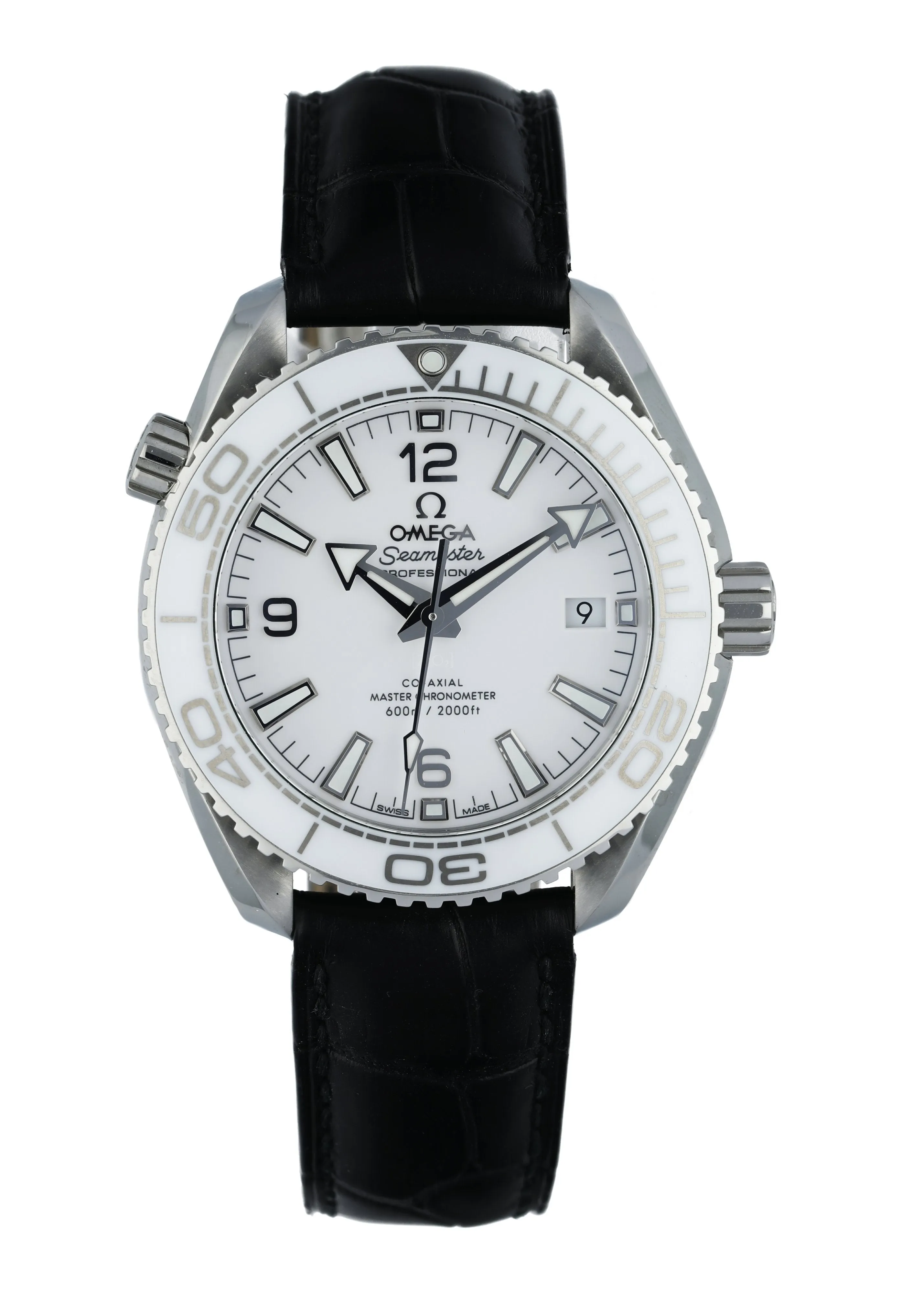 Omega Seamaster Planet Ocean 215.33.40.20.04.001 White Ceramic Watch