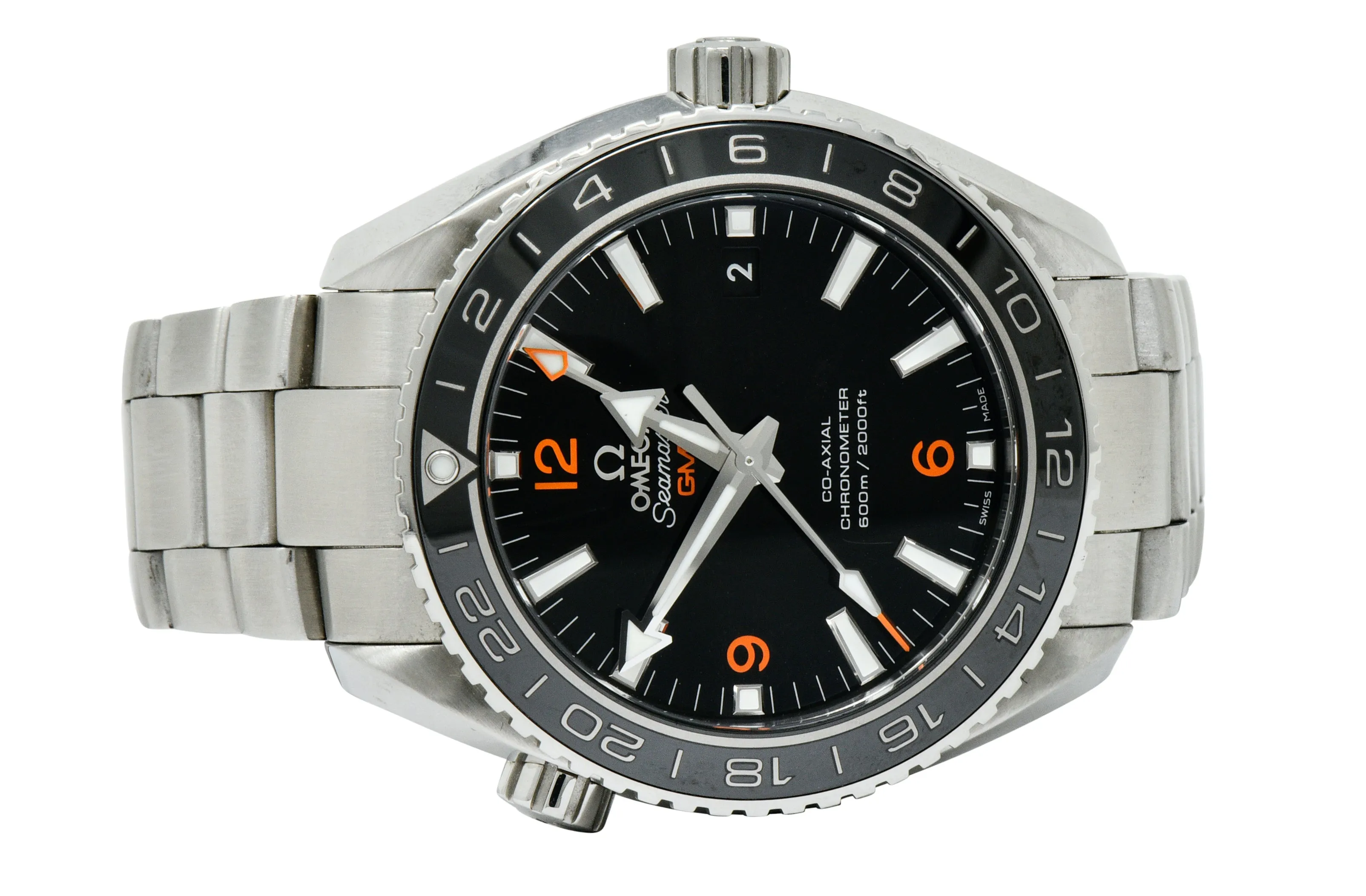 Omega Seamaster Planet Ocean Chronometer GMT 43.5 MM Stainless Steel Men’s Watch 232.30.44.22.01.002