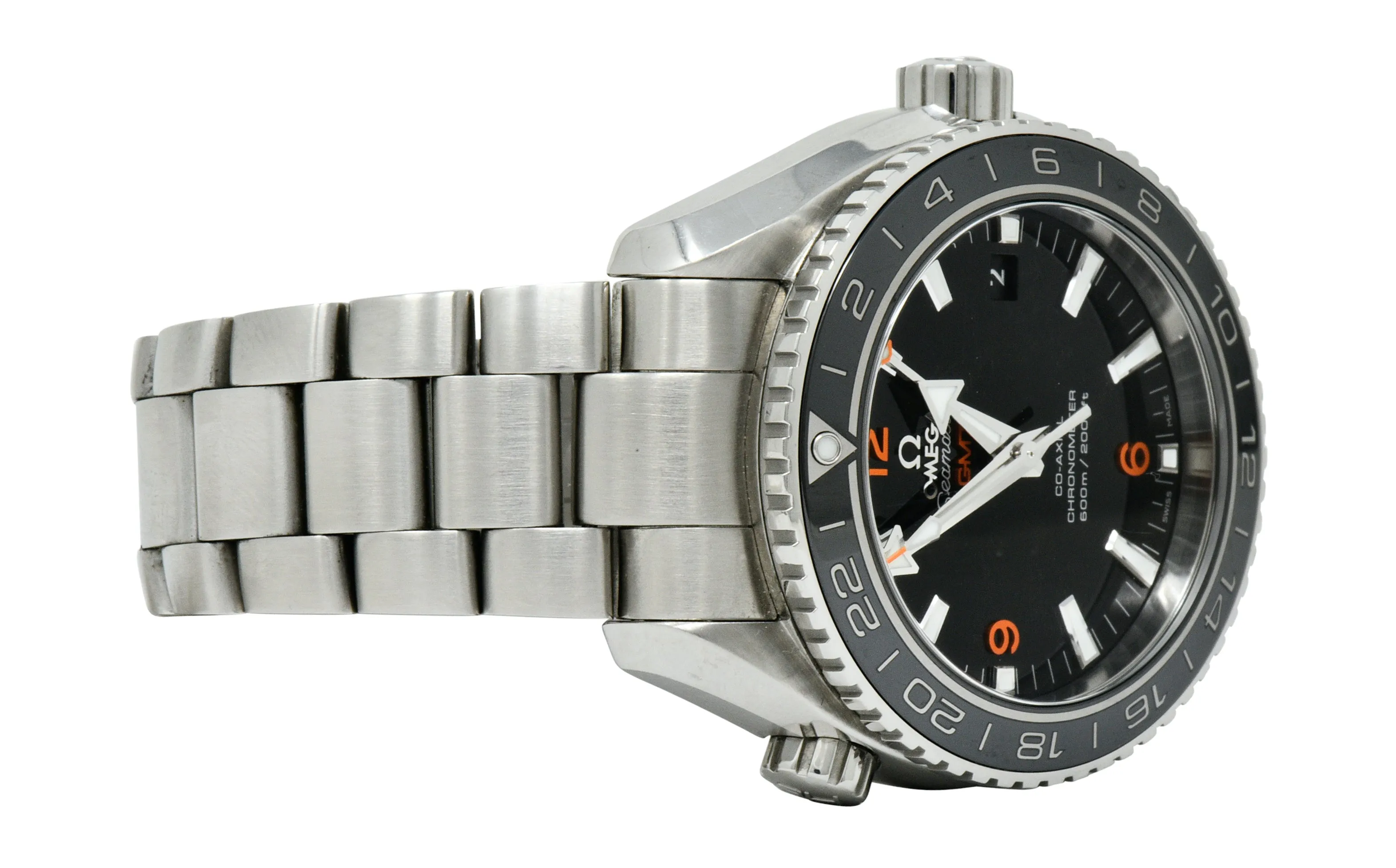 Omega Seamaster Planet Ocean Chronometer GMT 43.5 MM Stainless Steel Men’s Watch 232.30.44.22.01.002