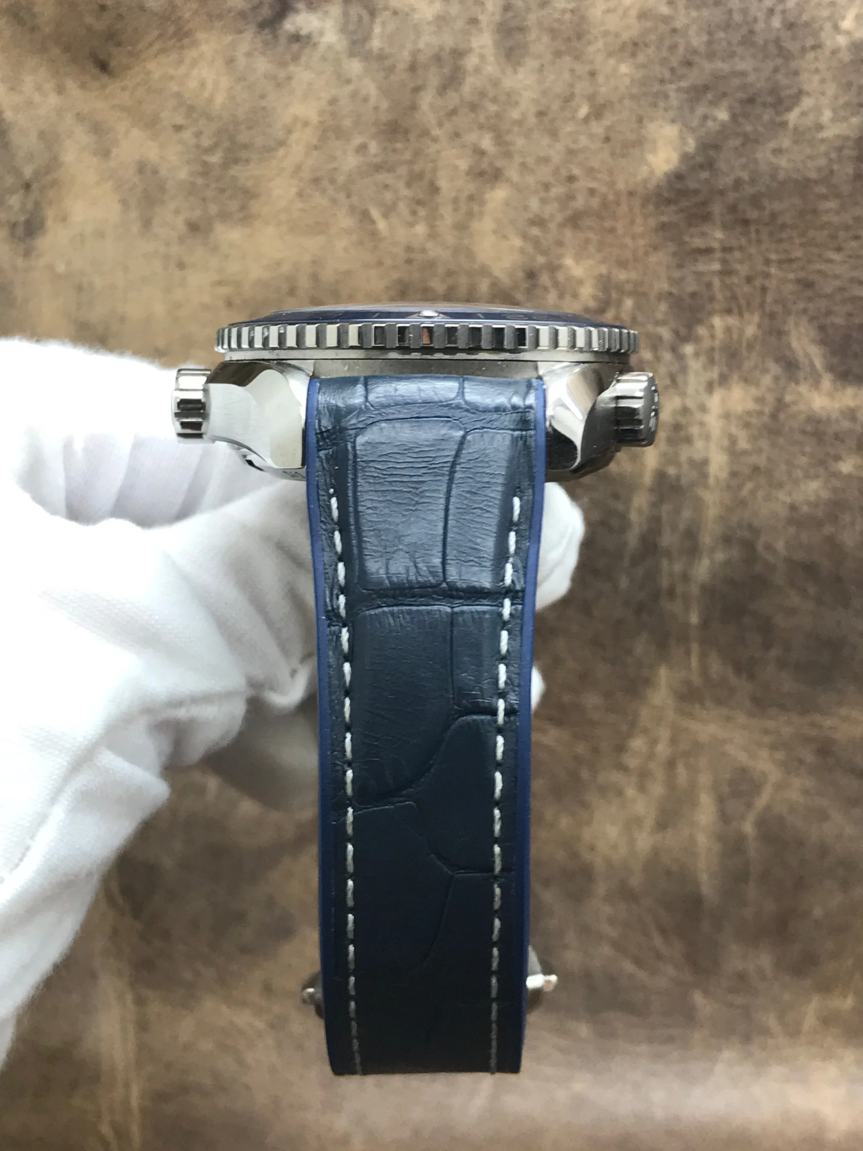 Omega Seamaster Planet Ocean GMT 232.92.44.22.03.001 Blue Dial Automatic Men's Watch