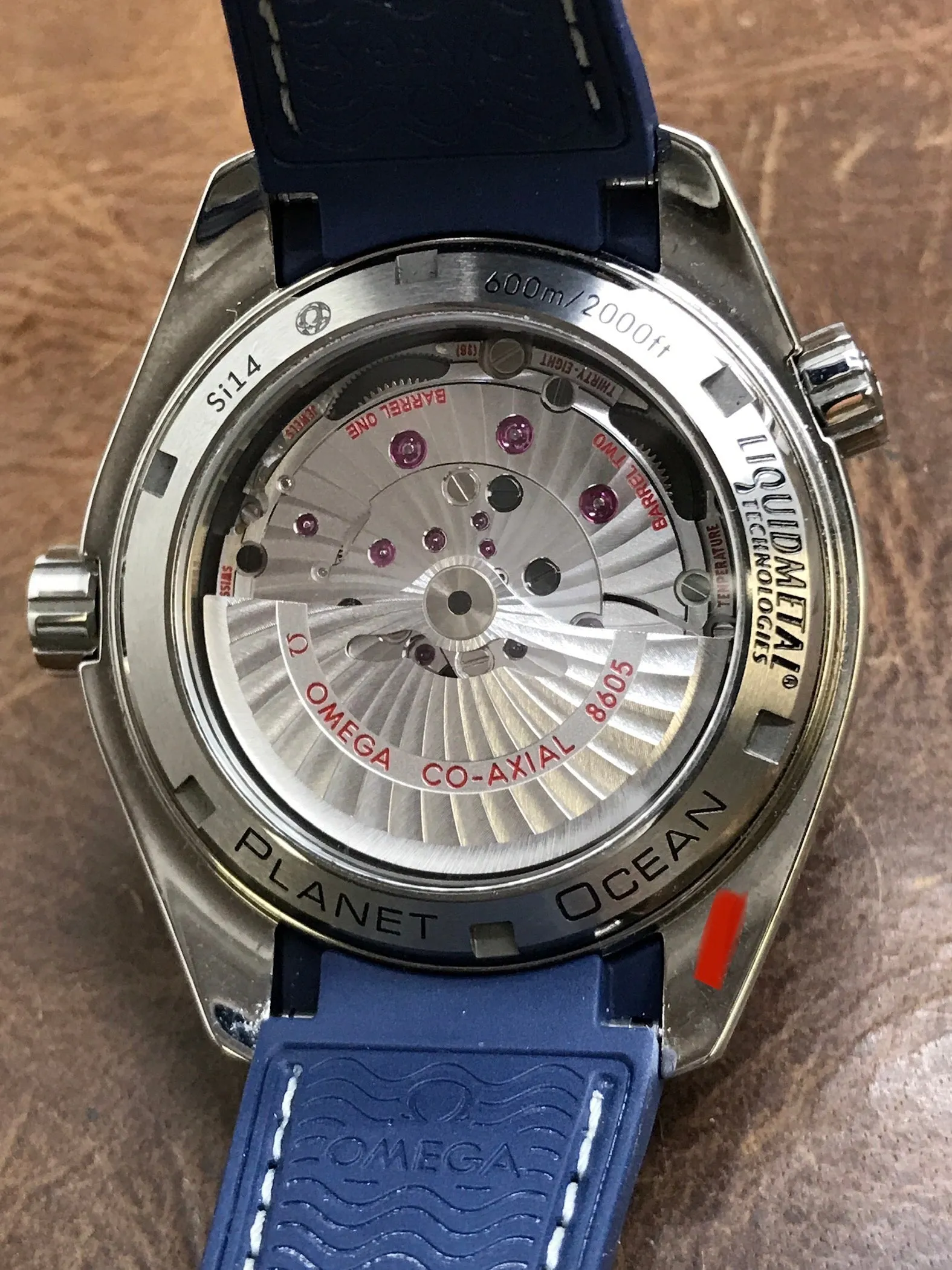Omega Seamaster Planet Ocean GMT 232.92.44.22.03.001 Blue Dial Automatic Men's Watch